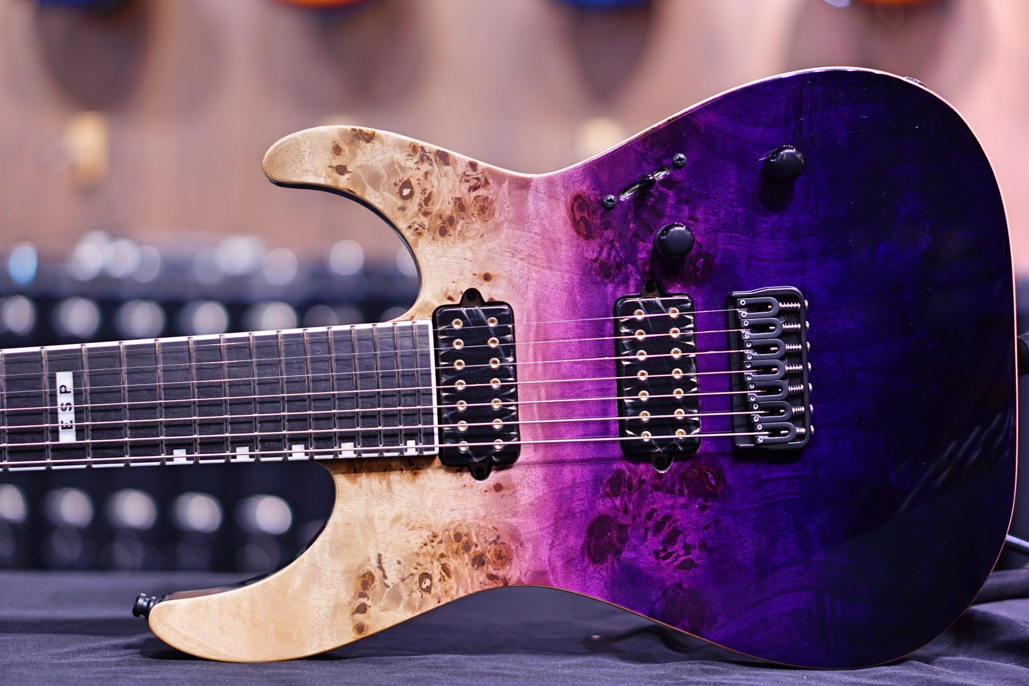 ESP E-II M-II 7 NT PURPLE NATURAL FADE ES8421223