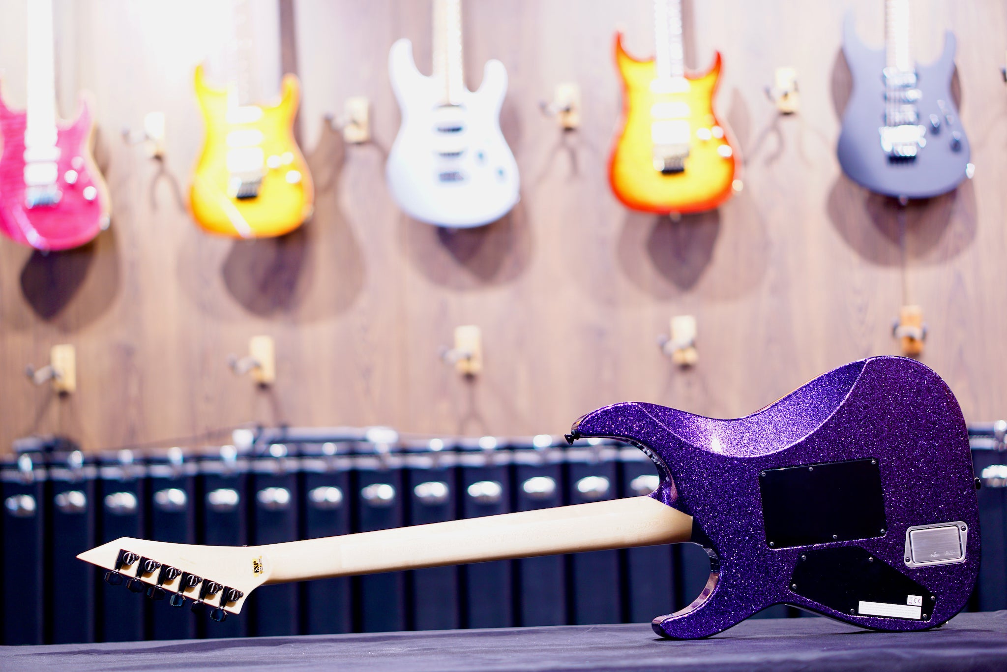 ESP Kirk Hammett KH-2 purple sparkle E3790222 - HIENDGUITAR   ESP GUITAR