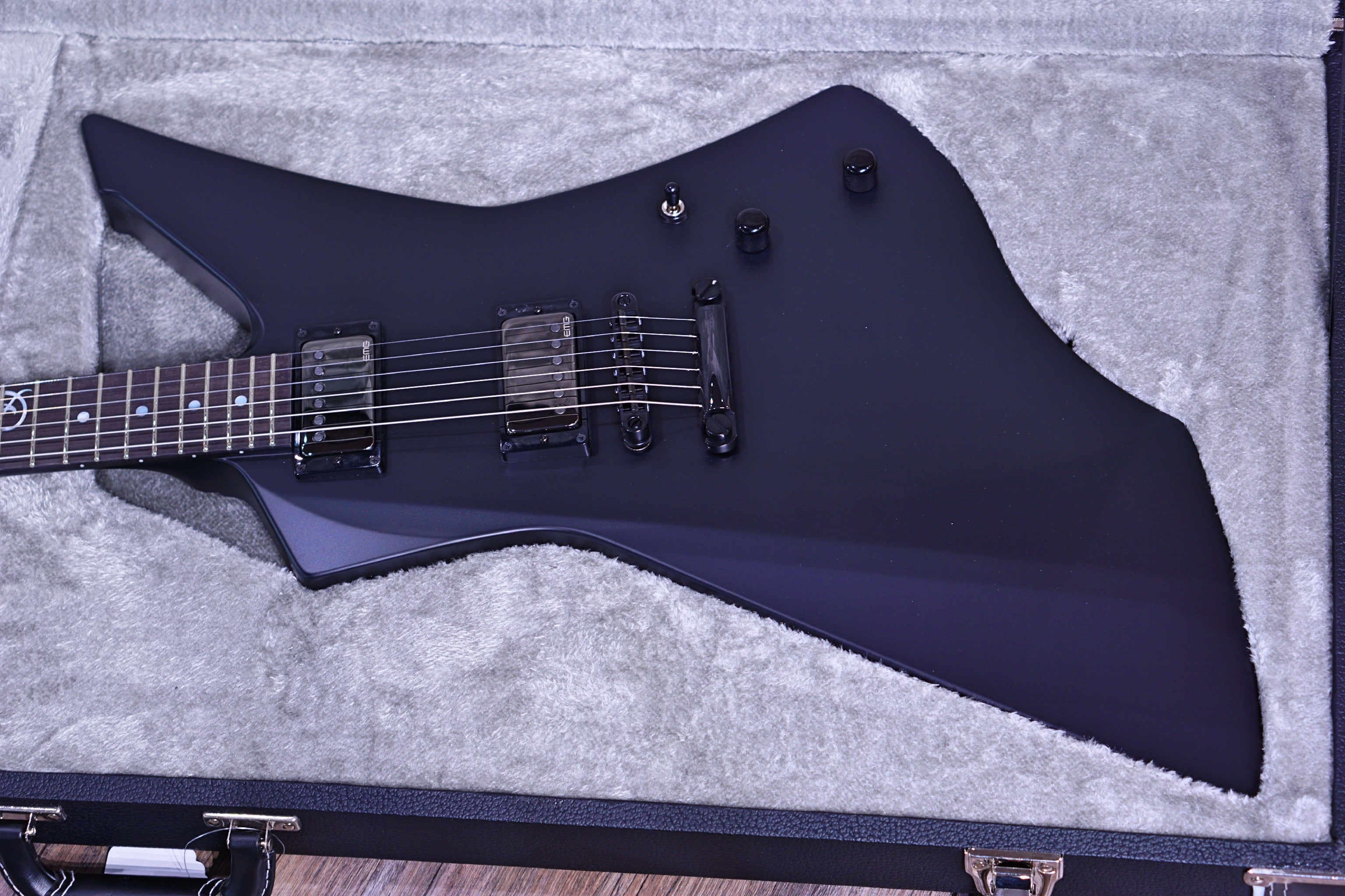 ESP Snakebyte James Hetfield signature satin Black E5680202 - HIENDGUITAR   ESP GUITAR