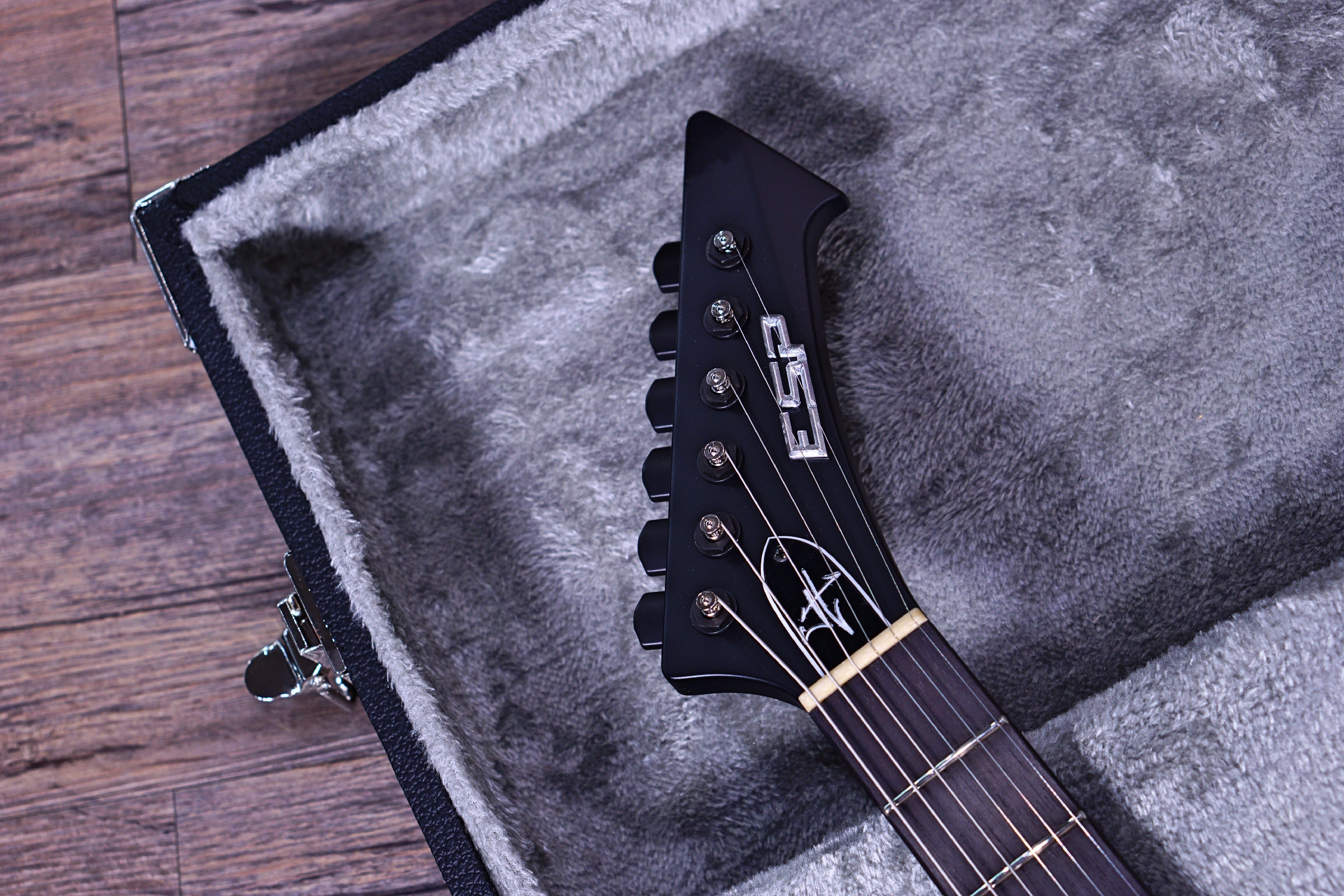ESP Snakebyte James Hetfield signature satin Black E5680202 - HIENDGUITAR   ESP GUITAR