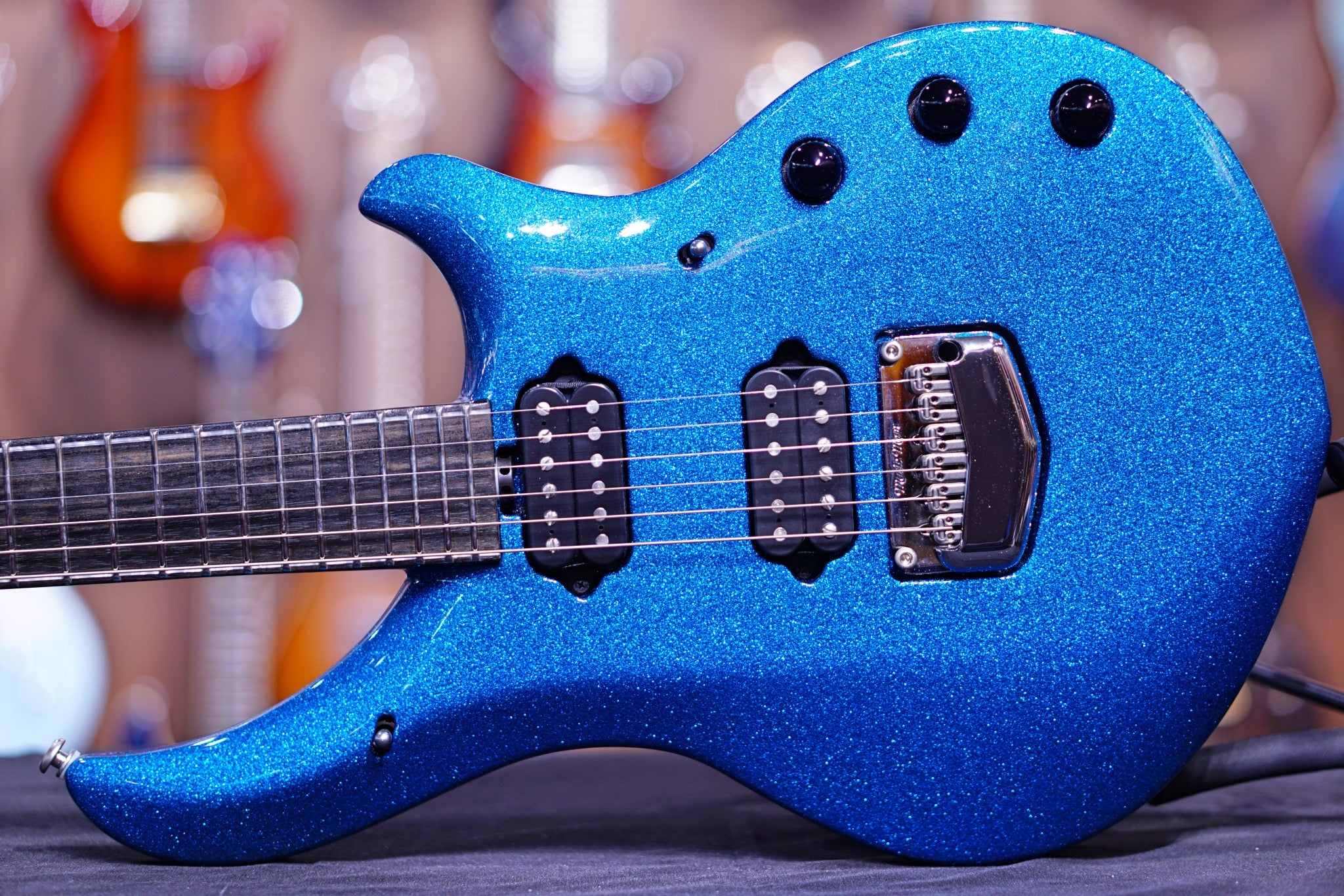 Music Man John Petrucci Majesty Bfr Marine Blue Sparkle M10596 - HIENDGUITAR   Musicman GUITAR