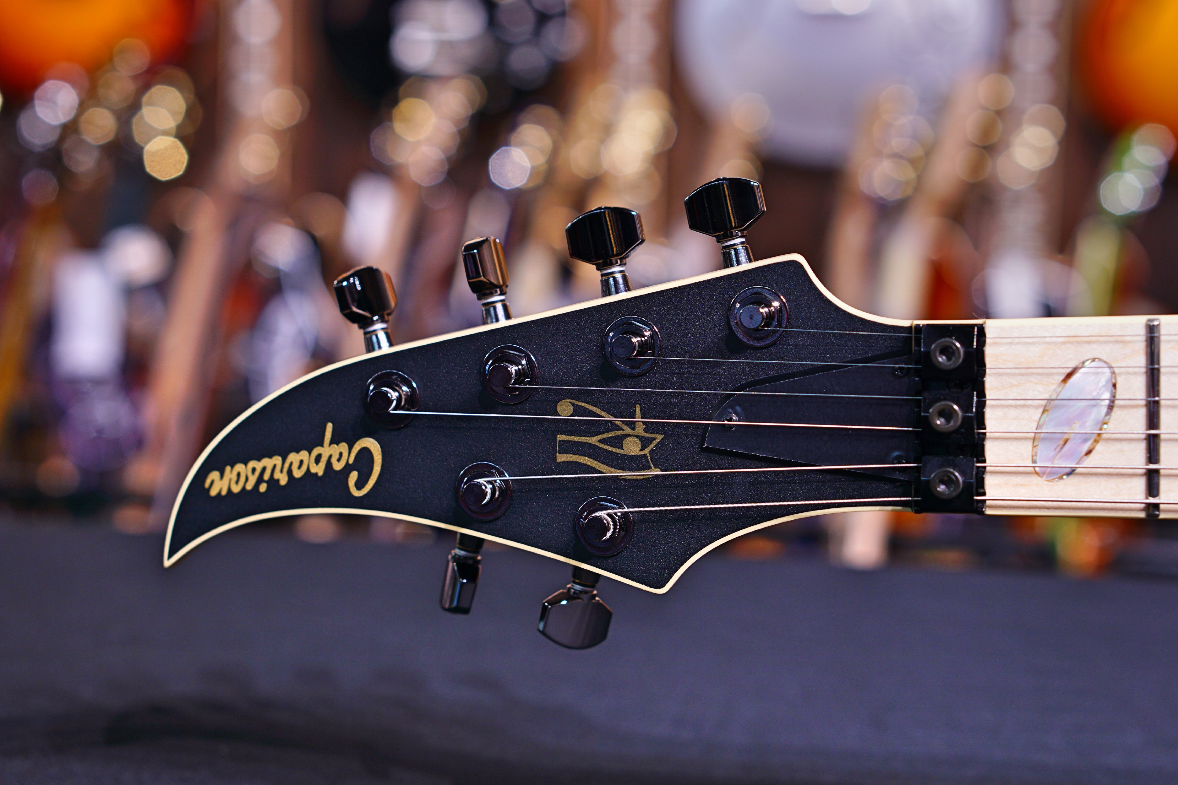 Caparison HORUS-M3 MF Tiger's Eye Maple fretboard
