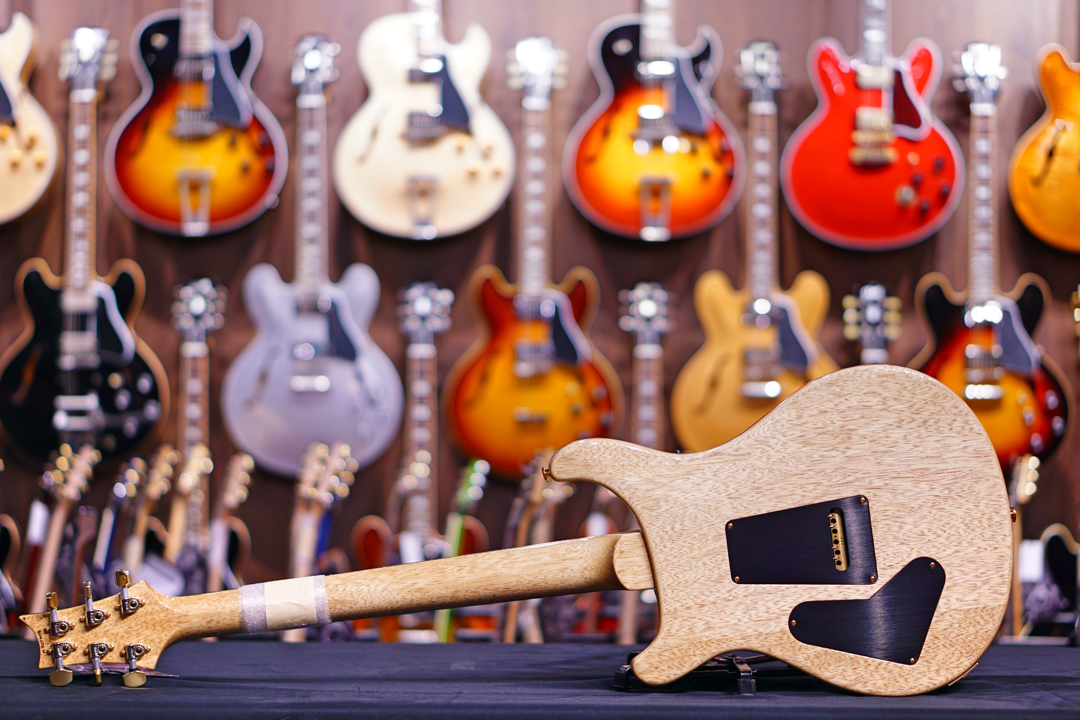 PRS Custom 24 Wood Library Charcoal 10 top 19 0277478