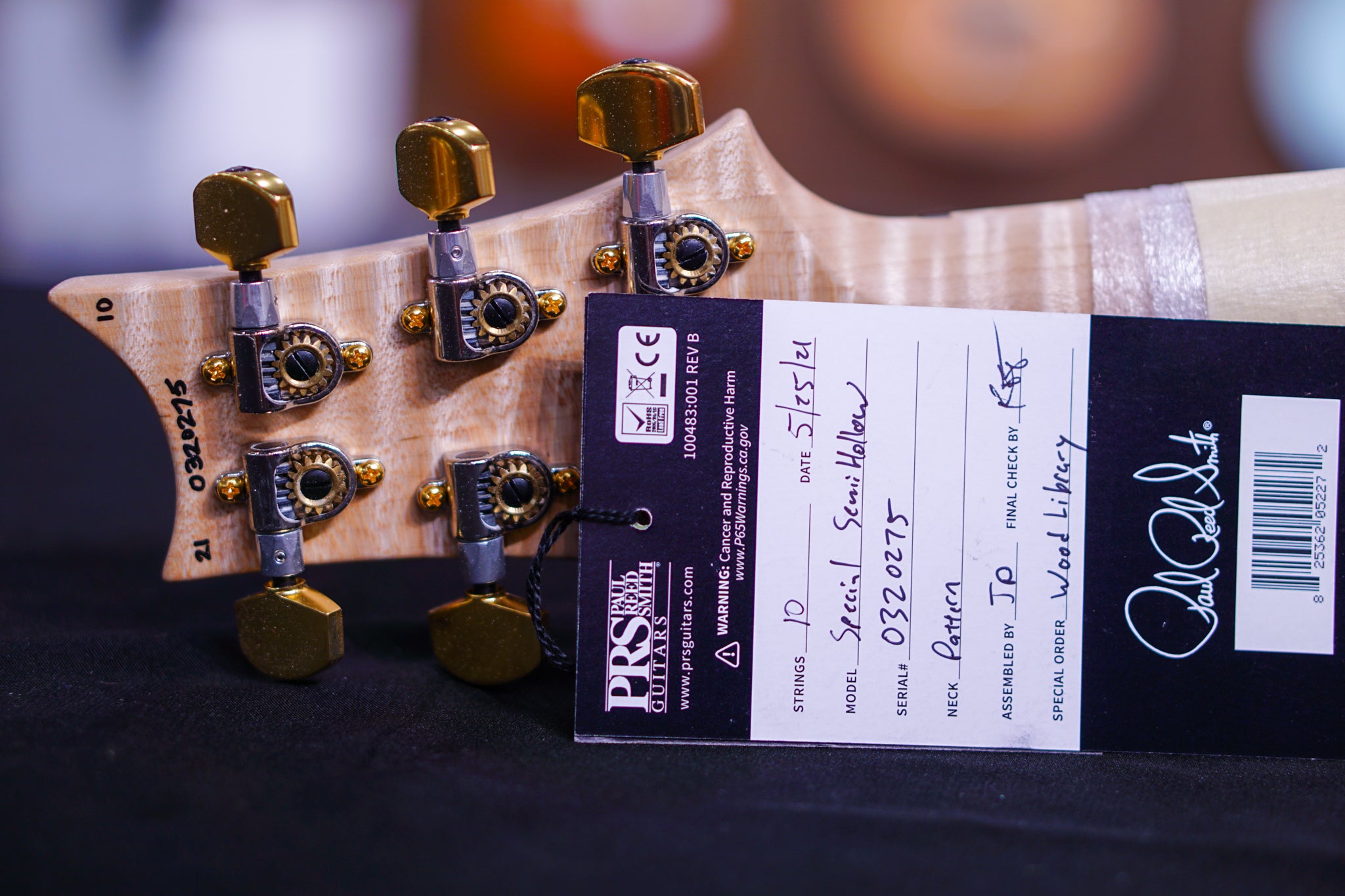PRS Special 22 Semi Hollow Wood Library Blue Fade 0320275