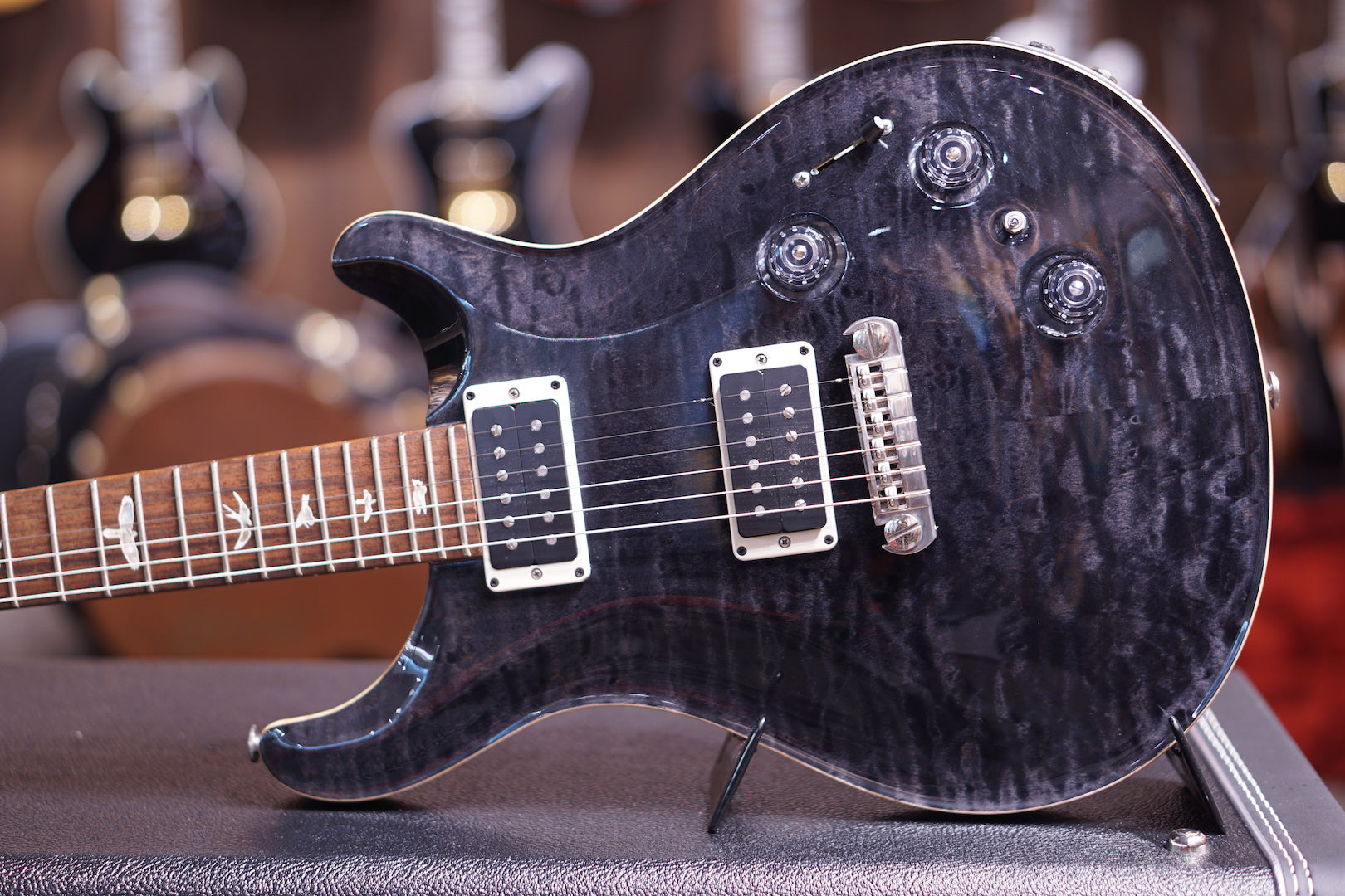 PRS P22 Quilt PIEZO STTP GREY BLACK sn 197190 ( DEMO UNIT )