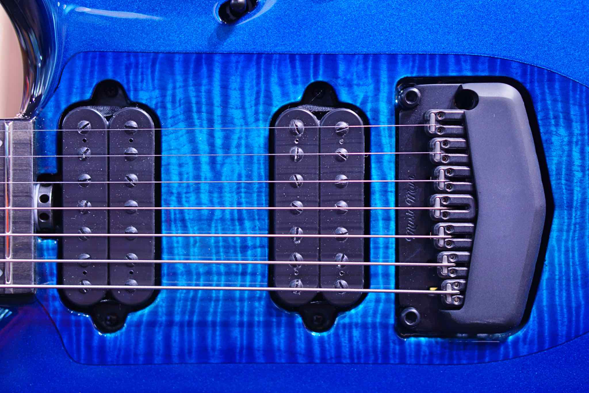 Music Man John Petrucci Majesty 7 Titan Blue M014636 - HIENDGUITAR   Musicman GUITAR
