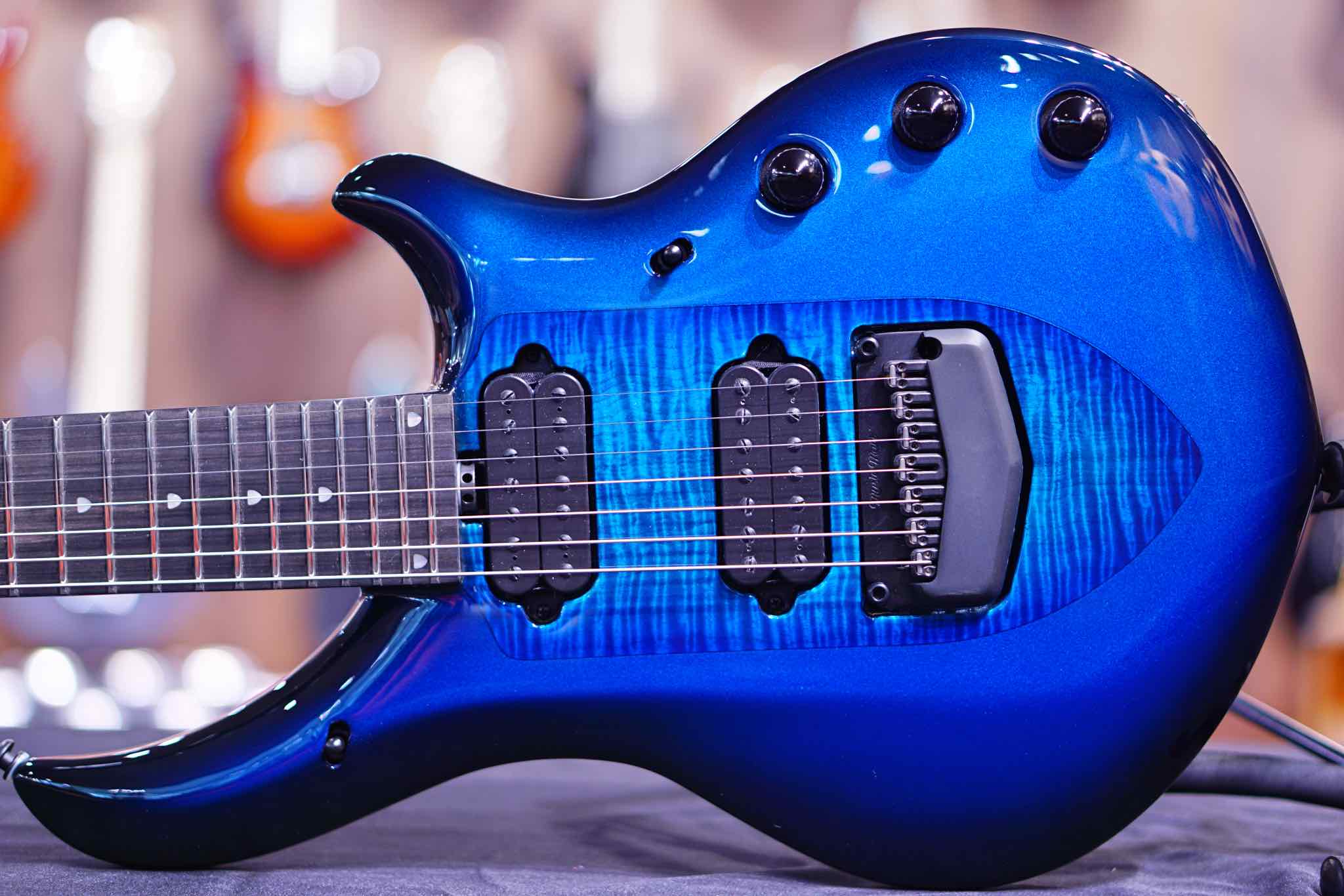 Music Man John Petrucci Majesty 7 Titan Blue M014636 - HIENDGUITAR   Musicman GUITAR