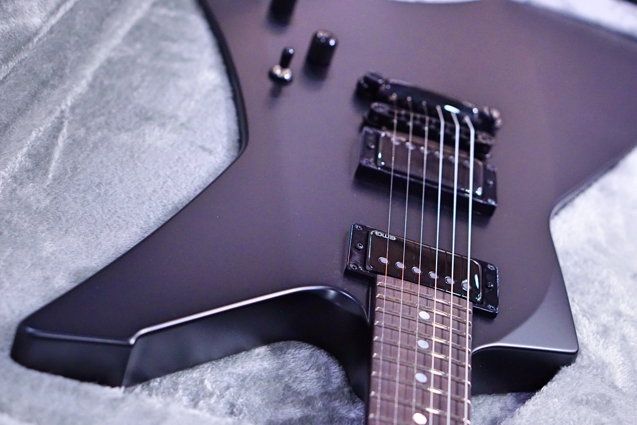ESP Snakebyte James Hetfield signature satin Black E5250212 - HIENDGUITAR   ESP GUITAR