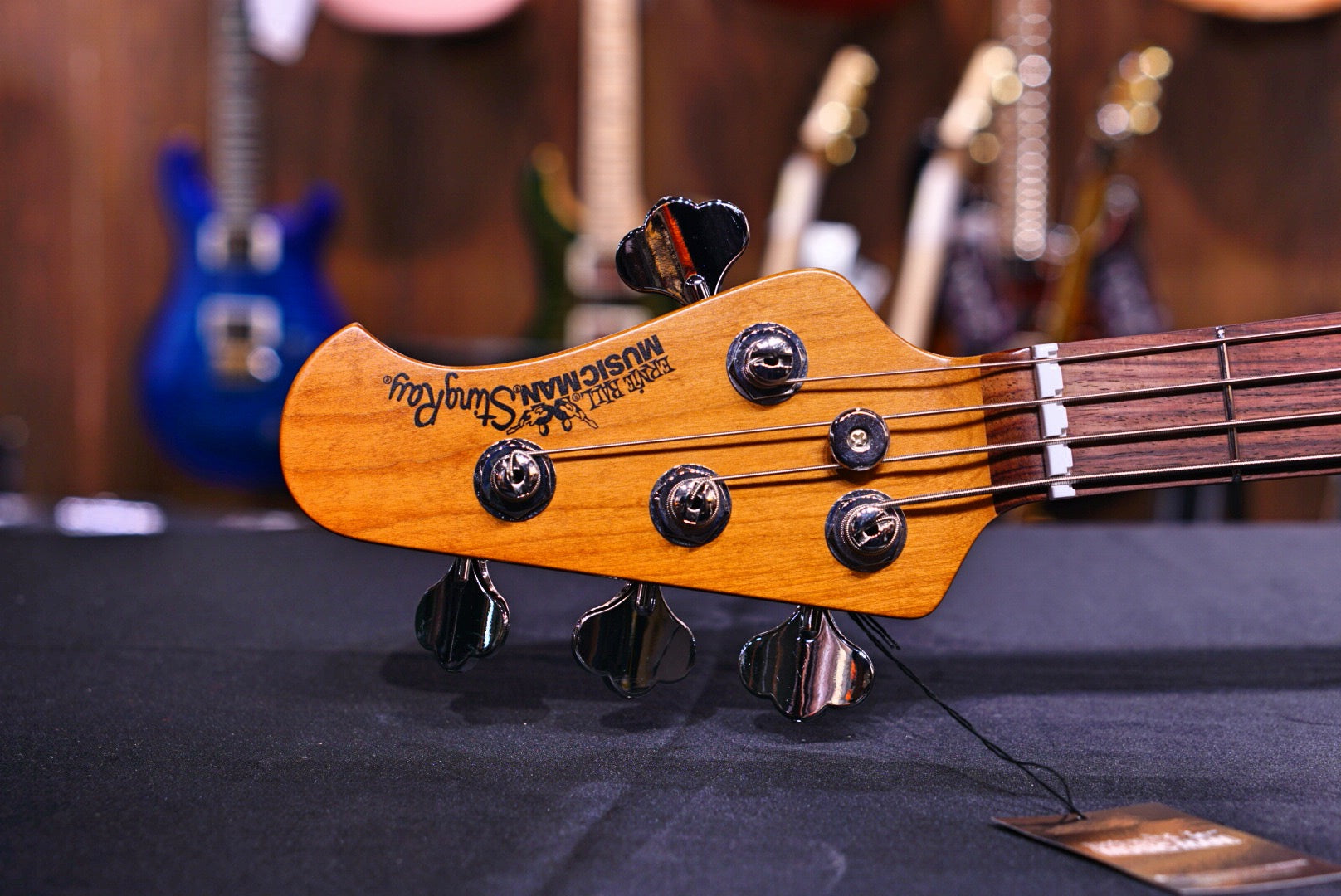 Ernie Ball Music Man StingRay Special 4 HH Bass Guitar - Maroon Mist F90495 - HIENDGUITAR   Musicman bass