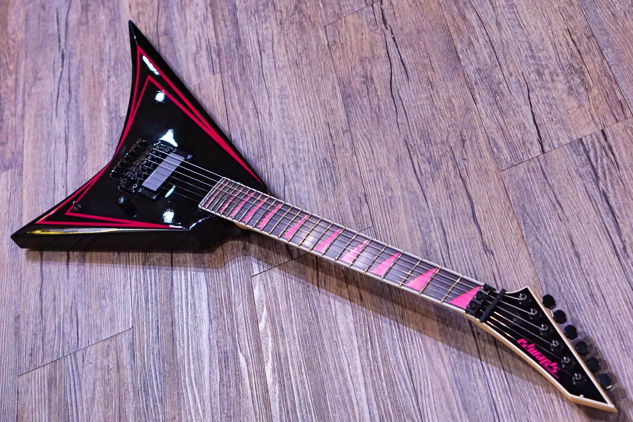 ESP Edwards Alexi E-AL-166 PINK SAWTOOTH