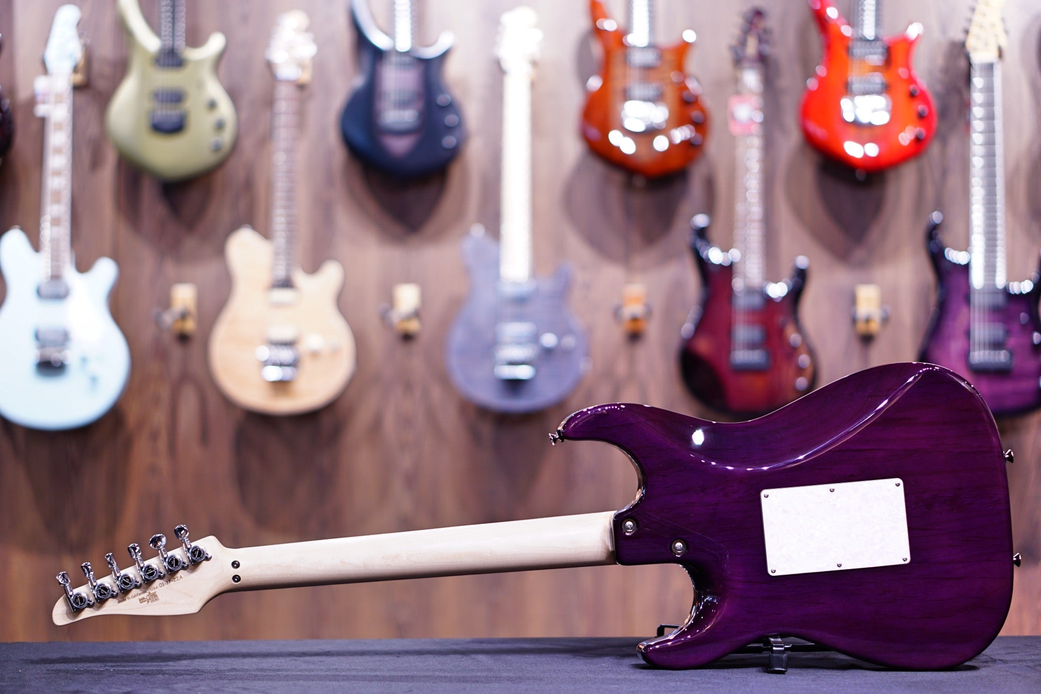 Anderson Drop Top Classic Shorty Transparent Purple   * 01-17-22A * - HIENDGUITAR   Anderson GUITAR