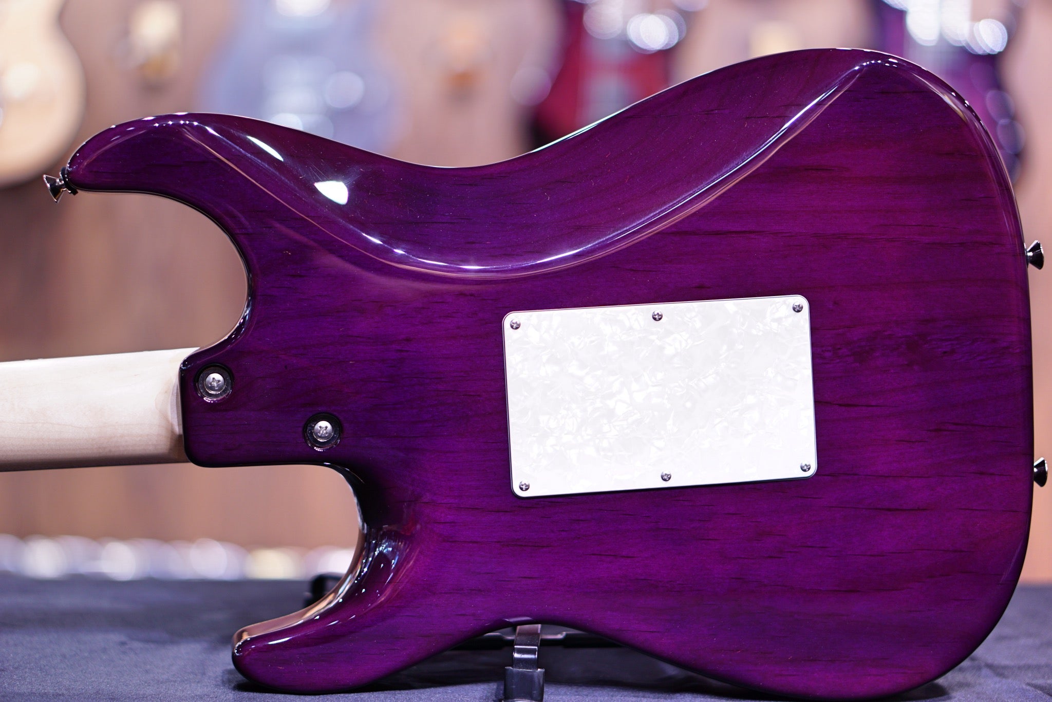 Anderson Drop Top Classic Shorty Transparent Purple   * 01-17-22A * - HIENDGUITAR   Anderson GUITAR