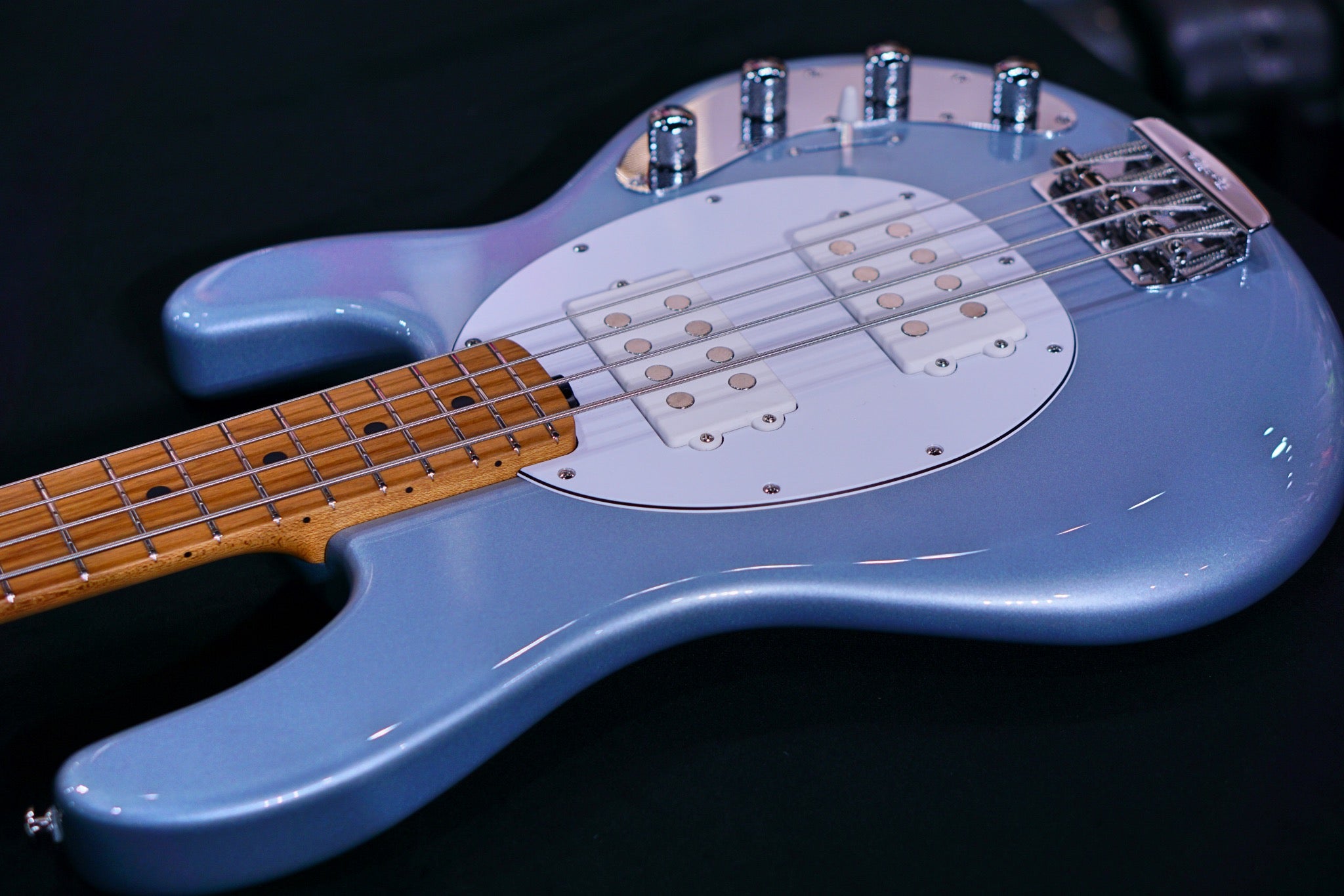 Ernie Ball Music Man StingRay Special 4 HH Bass Guitar - Firemist Silv