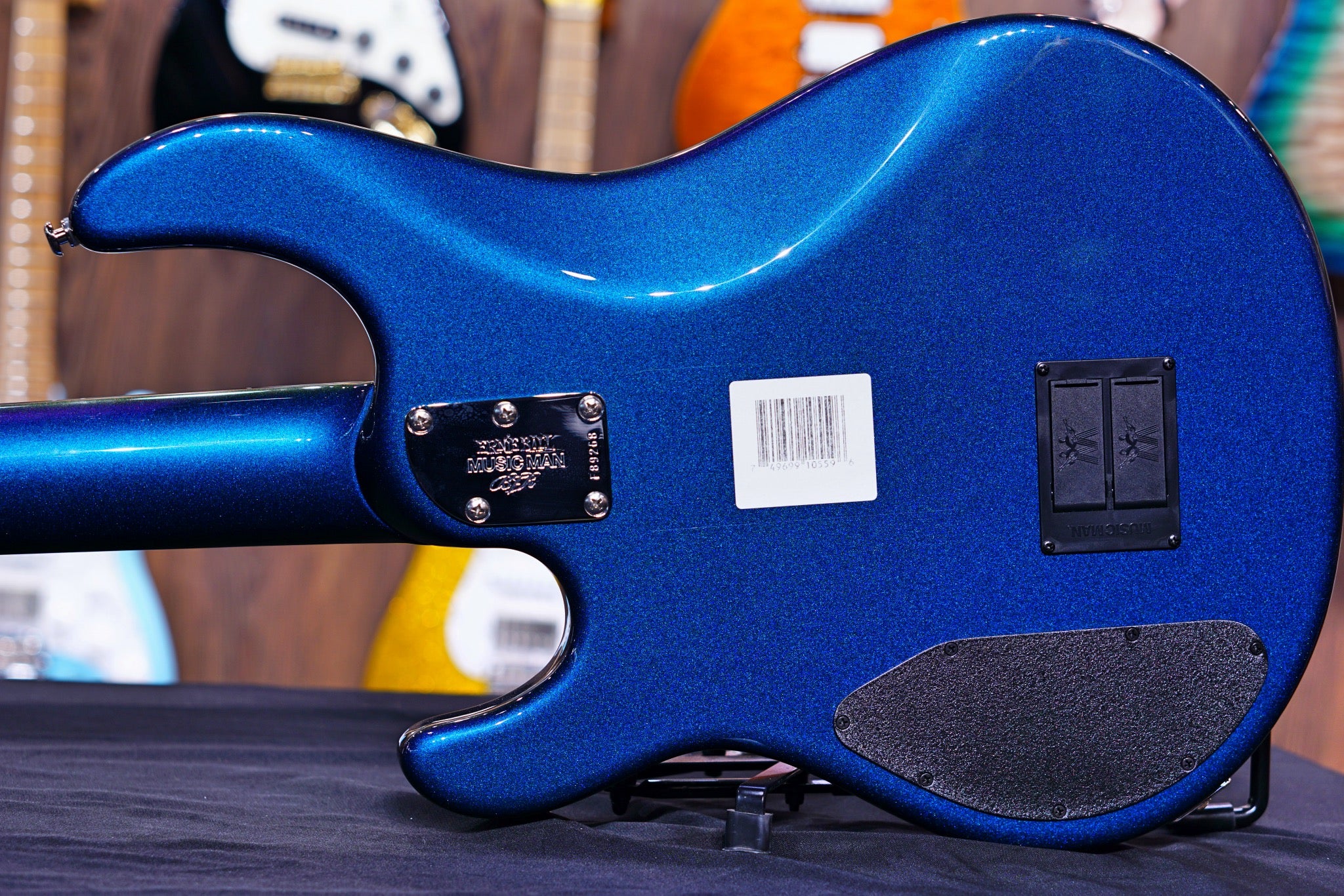 Ernie Ball Music man stingray 5 H kinetic blue F89268 - HIENDGUITAR   Musicman bass