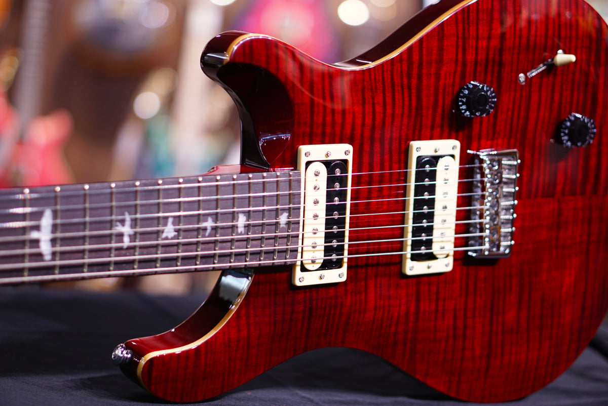 PRS SE Mark Holcomb SVN in Black Cherry