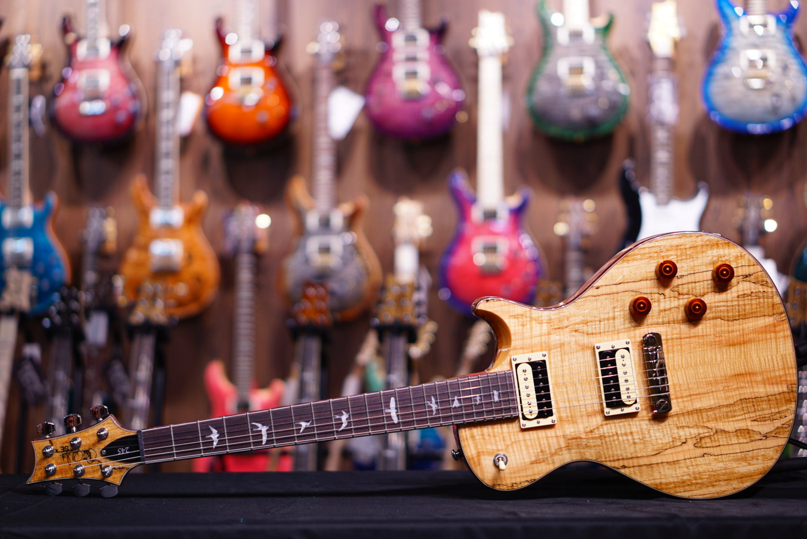 PRS SE Exotic spalted maple 245 - HIENDGUITAR   PRS SE GUITAR