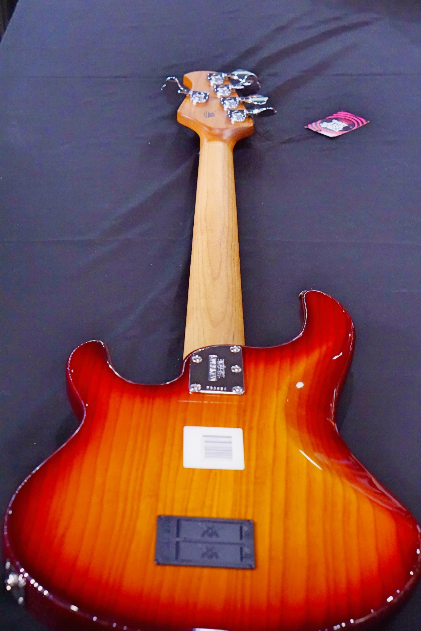 Ernie Ball Music Man StingRay 5 Special HH Bass Guitar - Burnt Amber with Maple Fingerboard F83624 - HIENDGUITAR   Musicman bass