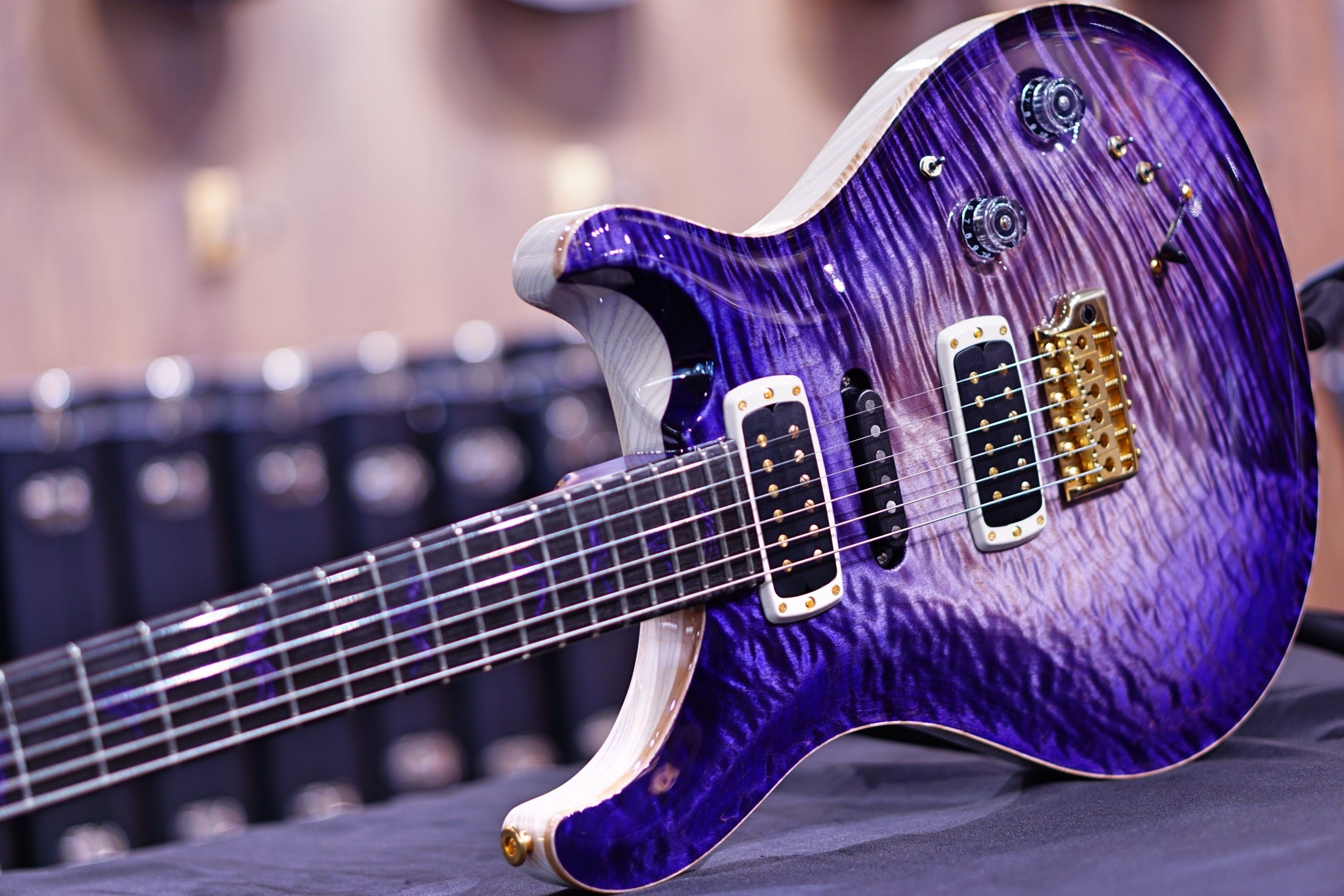 PRS Private stock purple glow - HIENDGUITAR   PRS GUITAR