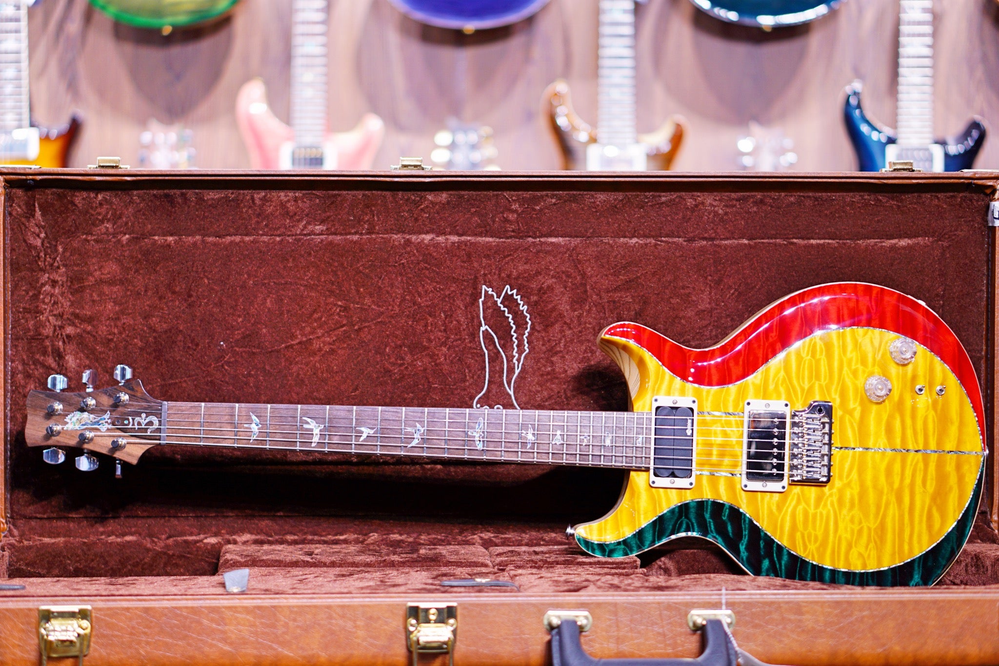 PRS Private stock Santana rastafarian - HIENDGUITAR   PRS GUITAR