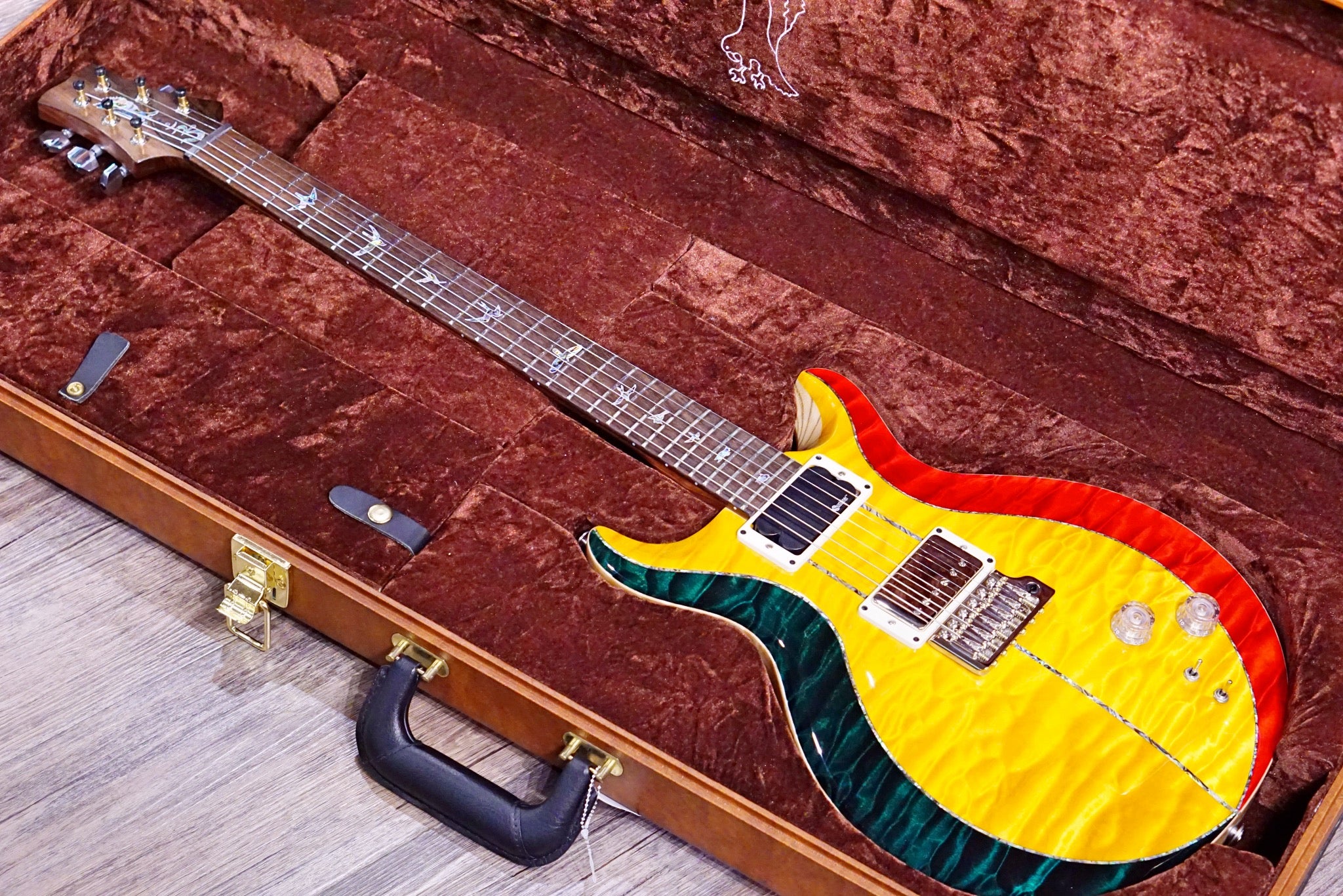 PRS Private stock Santana rastafarian - HIENDGUITAR   PRS GUITAR