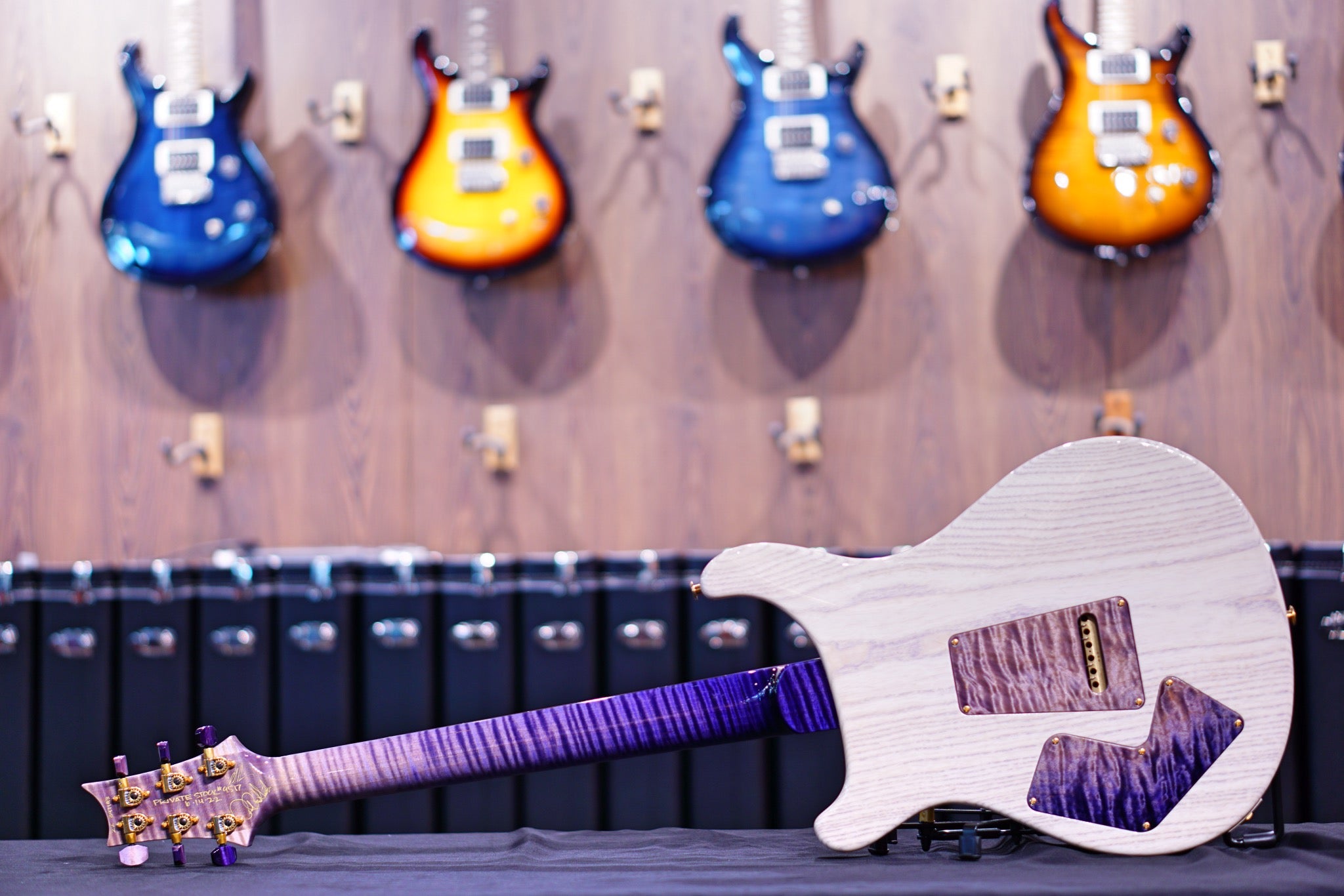 PRS Private stock purple glow - HIENDGUITAR   PRS GUITAR