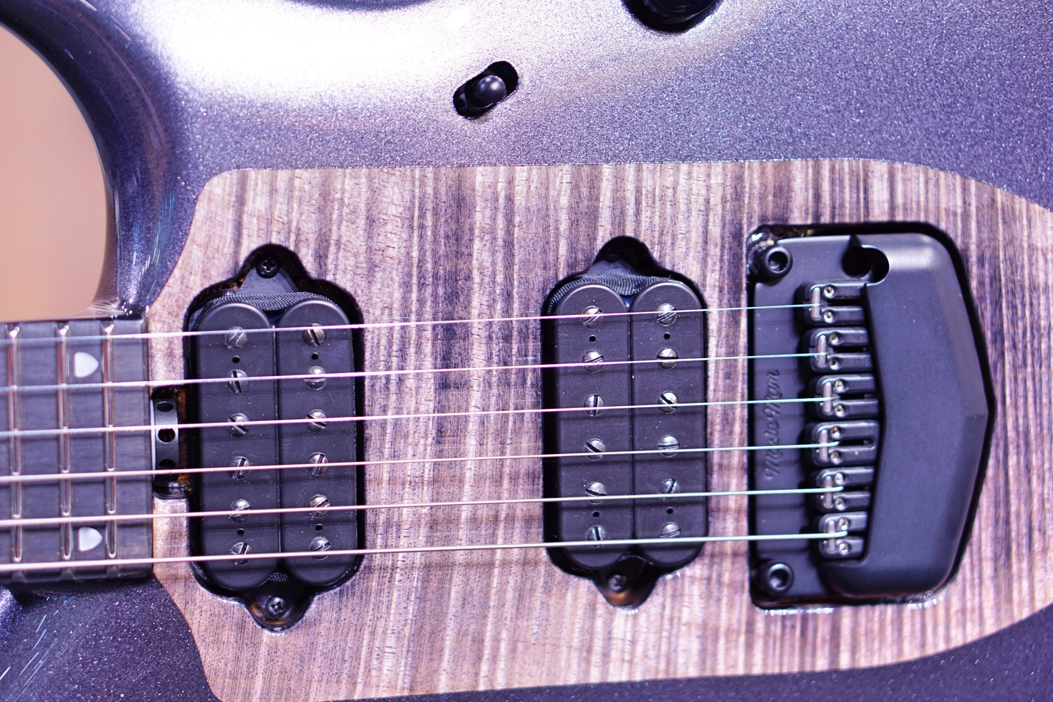 Ernie Ball Music Man Majesty John Petrucci Signature Electric Guitar - Smoked Pearl M014661 - HIENDGUITAR   Musicman GUITAR