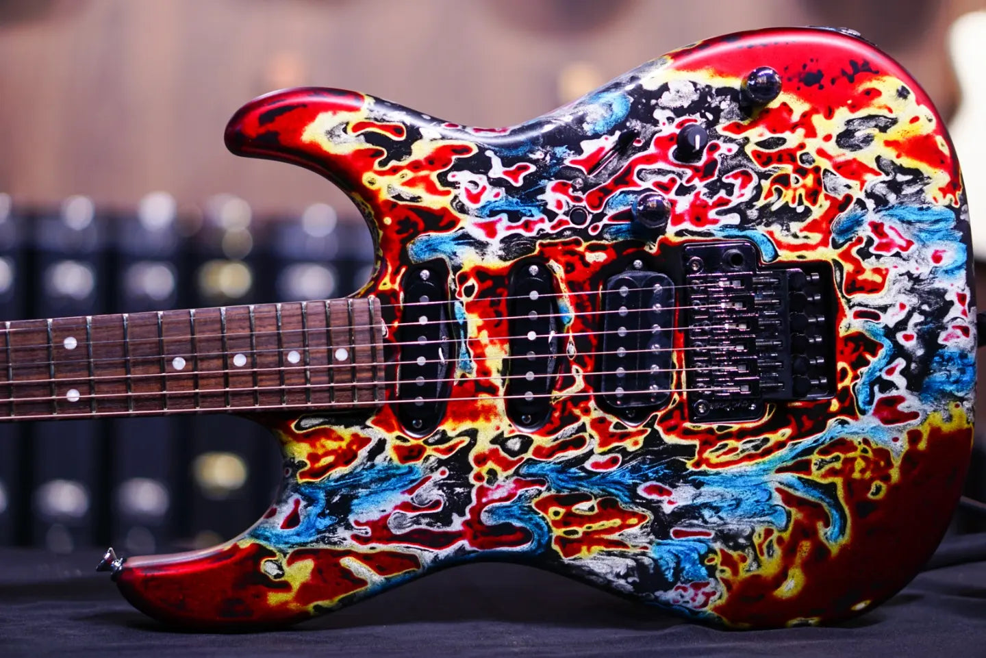 James Tyler Studio elite HD burning water rear route - HIENDGUITAR   James Tyler GUITAR