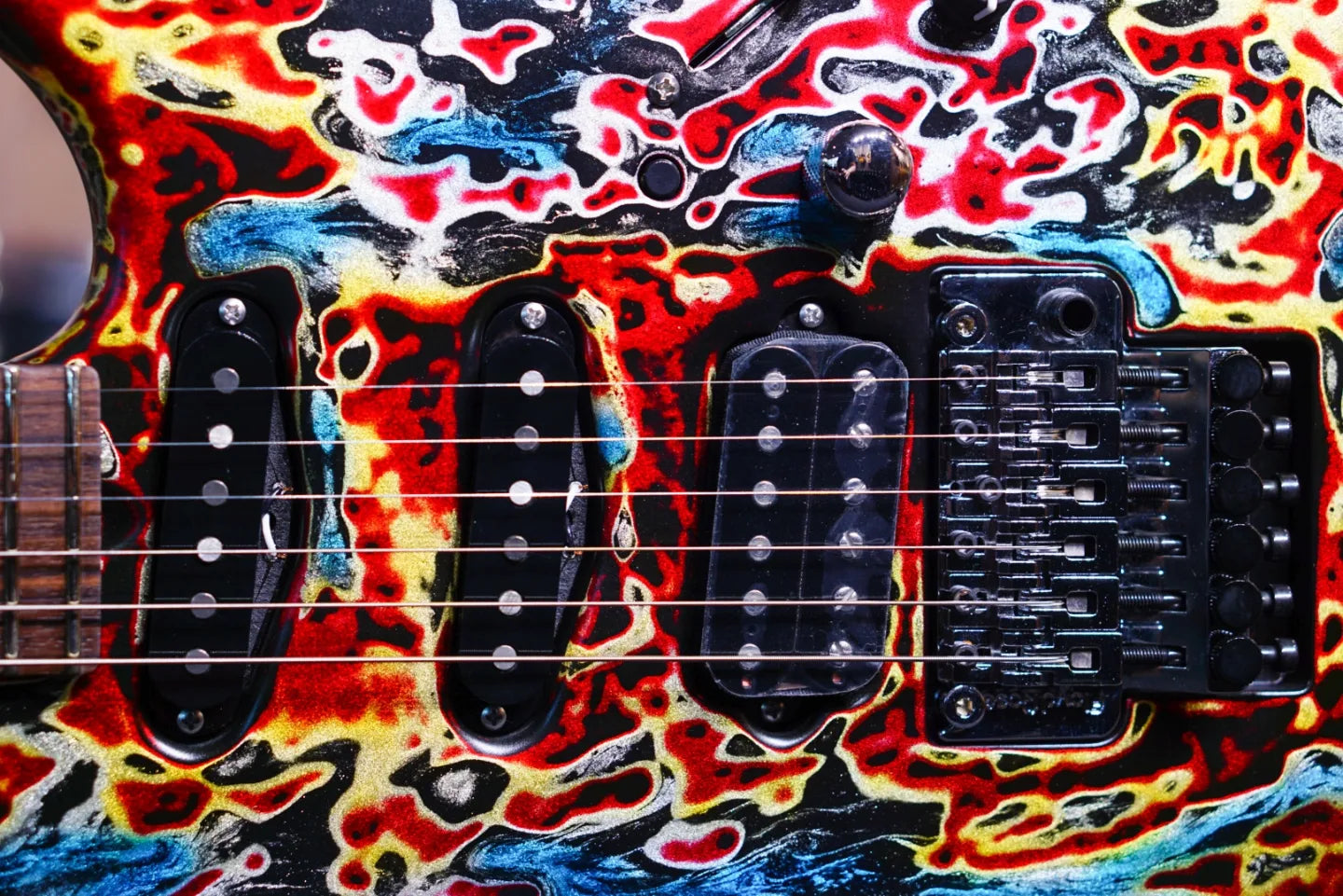 James Tyler Studio elite HD burning water rear route - HIENDGUITAR   James Tyler GUITAR