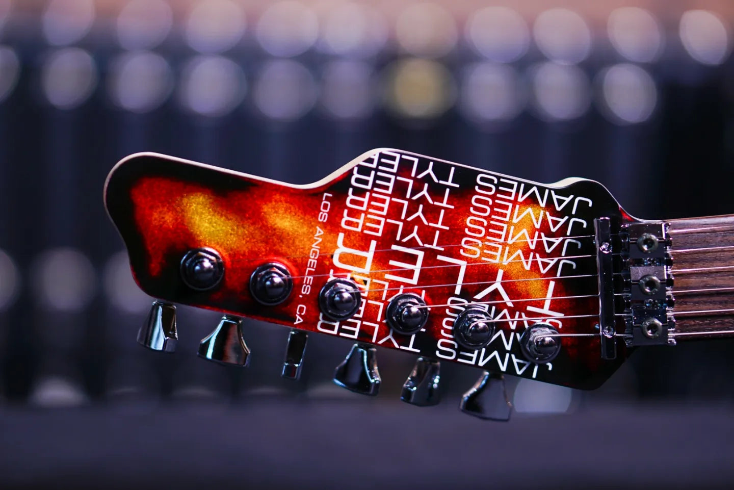 James Tyler Studio elite HD burning water rear route - HIENDGUITAR   James Tyler GUITAR