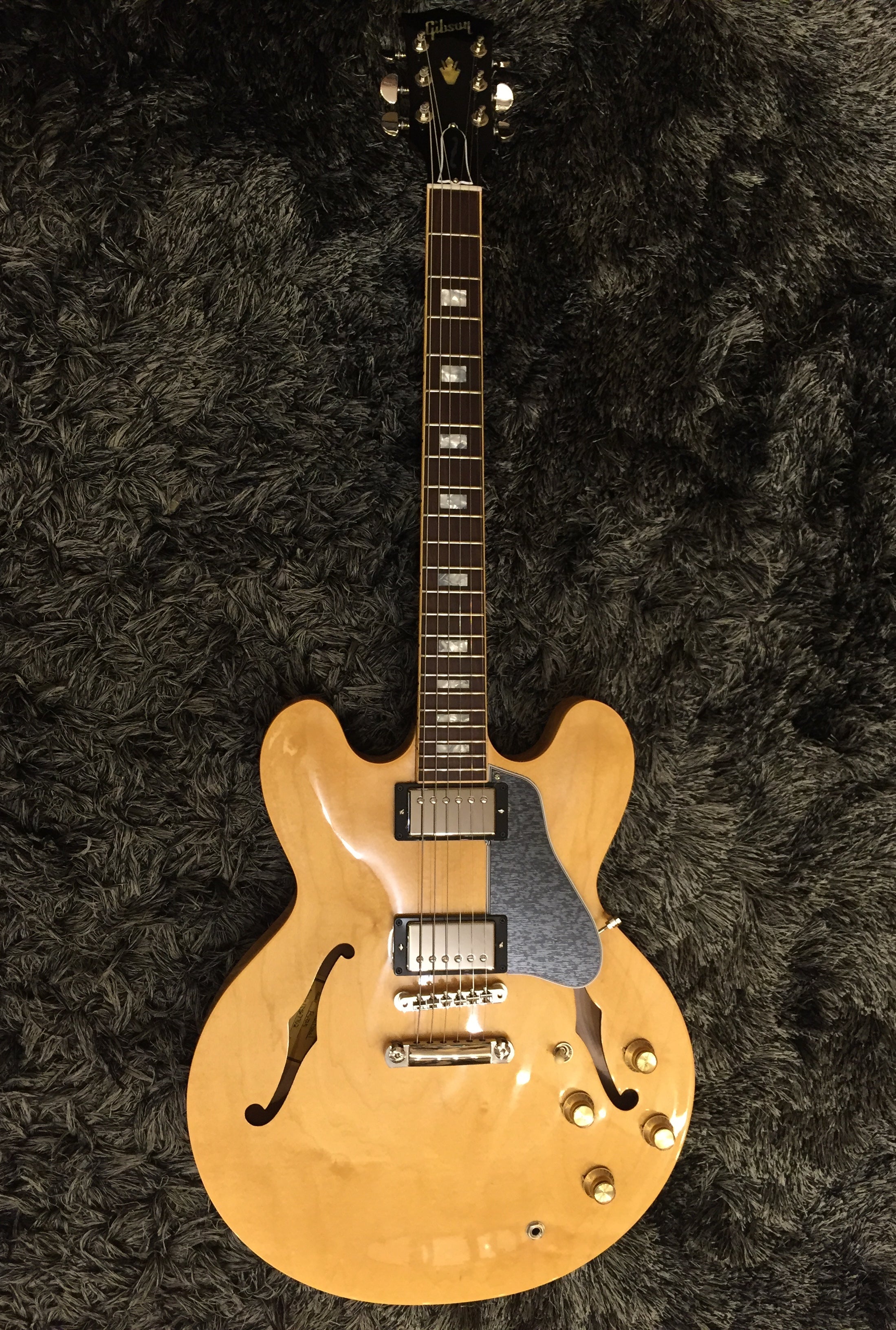 Gibson ES335 Traditional 2018 - Dark Vintage Natural - HIENDGUITAR   GIBSON GUITAR