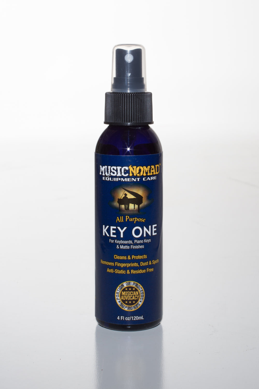 MusicNomad All Purpose Key ONE Cleaner for Keyboards, Keys, and Matte