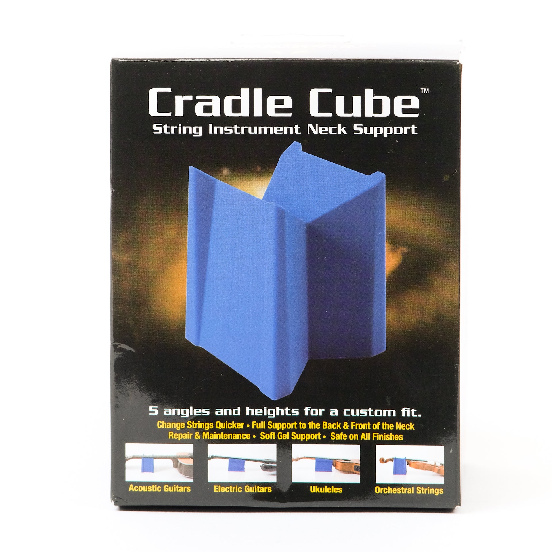 Music Nomad Cradle Cube - String Instrument Neck Support MN206 - HIENDGUITAR   musicnomad musicnomad