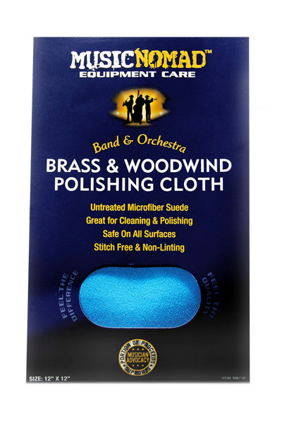Music Nomad Brass & Woodwind Premium Microfiber Polishing Cloth MN730 - HIENDGUITAR   musicnomad musicnomad