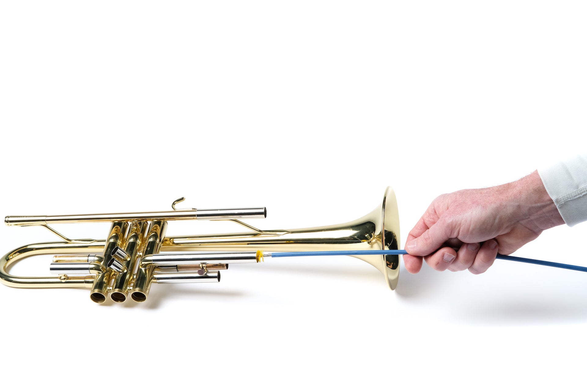 Music Nomad Premium Trumpet Snake Brush - Vinyl Free MN761 - HIENDGUITAR   musicnomad musicnomad