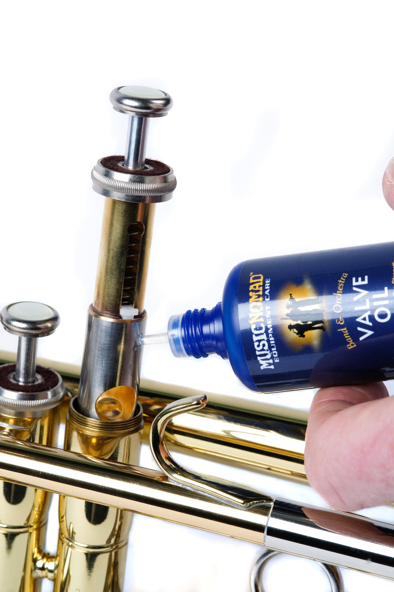 Music Nomad Premium Trumpet Cleaning & Care Kit - 6 pc. MN770 - HIENDGUITAR   musicnomad musicnomad