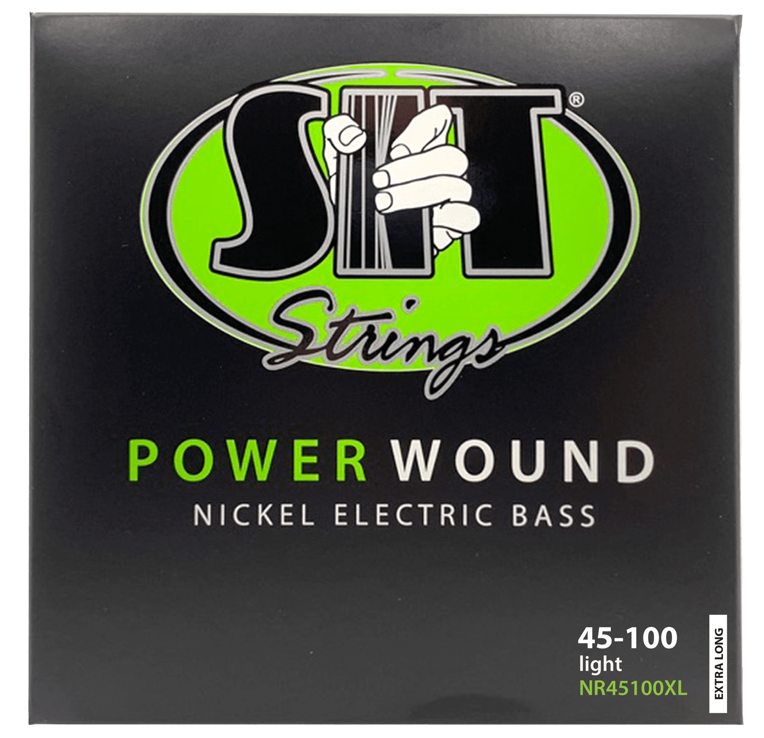 SIT ELECTRIC BASS STRINGS POWER WOUND NICKEL SIT NR45100XL LIGHT EXTRA LONG SCALE - HIENDGUITAR.COM