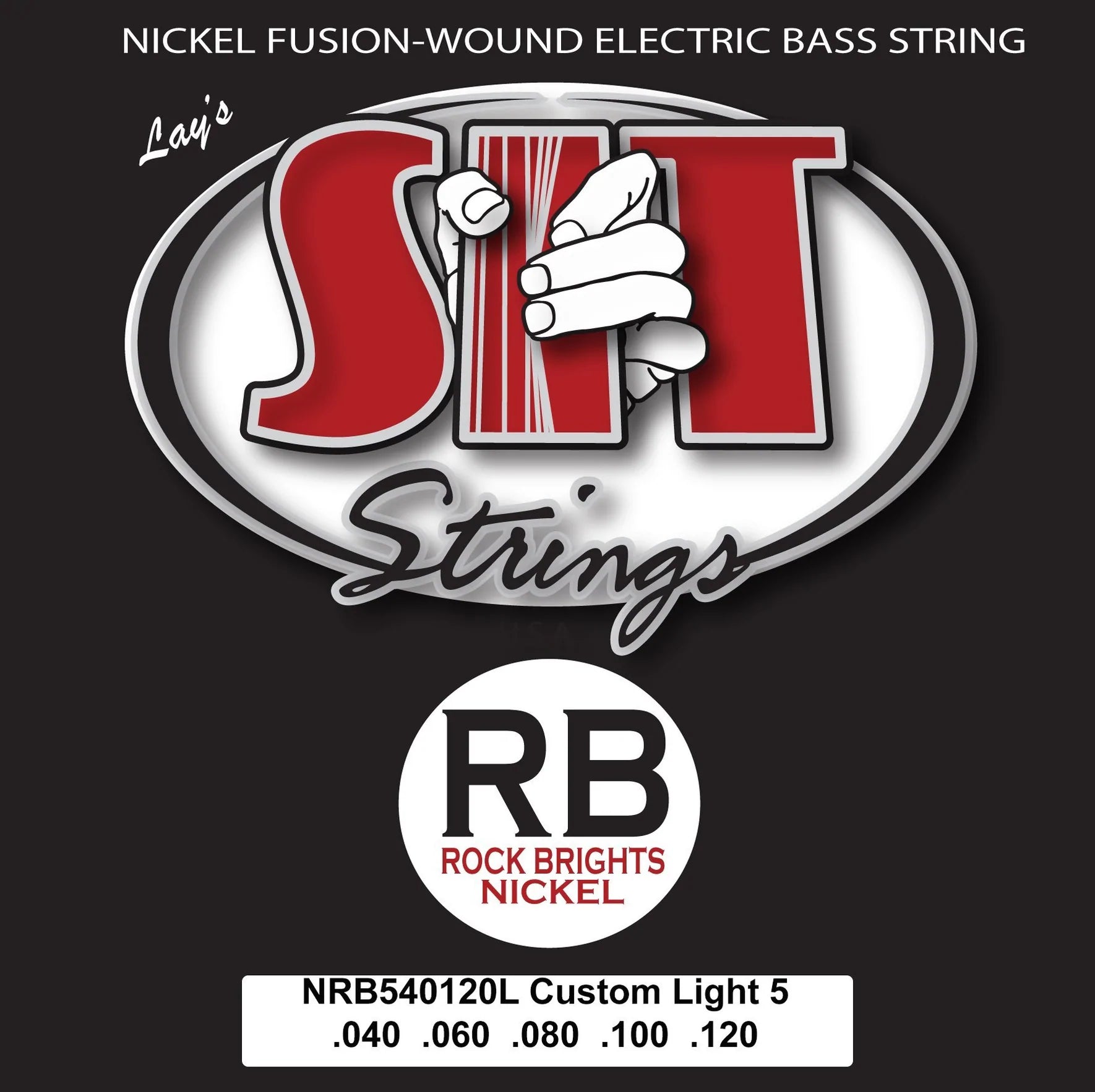 SIT ROCK BRIGHT NICKEL BASS - HIENDGUITAR NRB540120L 5-STRING CUSTOM LIGHT NRB540120L 5-STRING CUSTOM LIGHT SIT Bass Strings