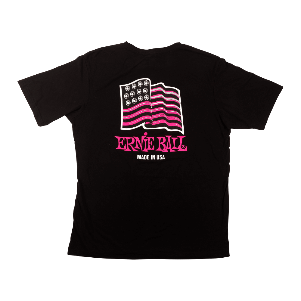 Ernie Ball USA Ballend Flag T-Shirt SM - HIENDGUITAR   Ernieball Apparel