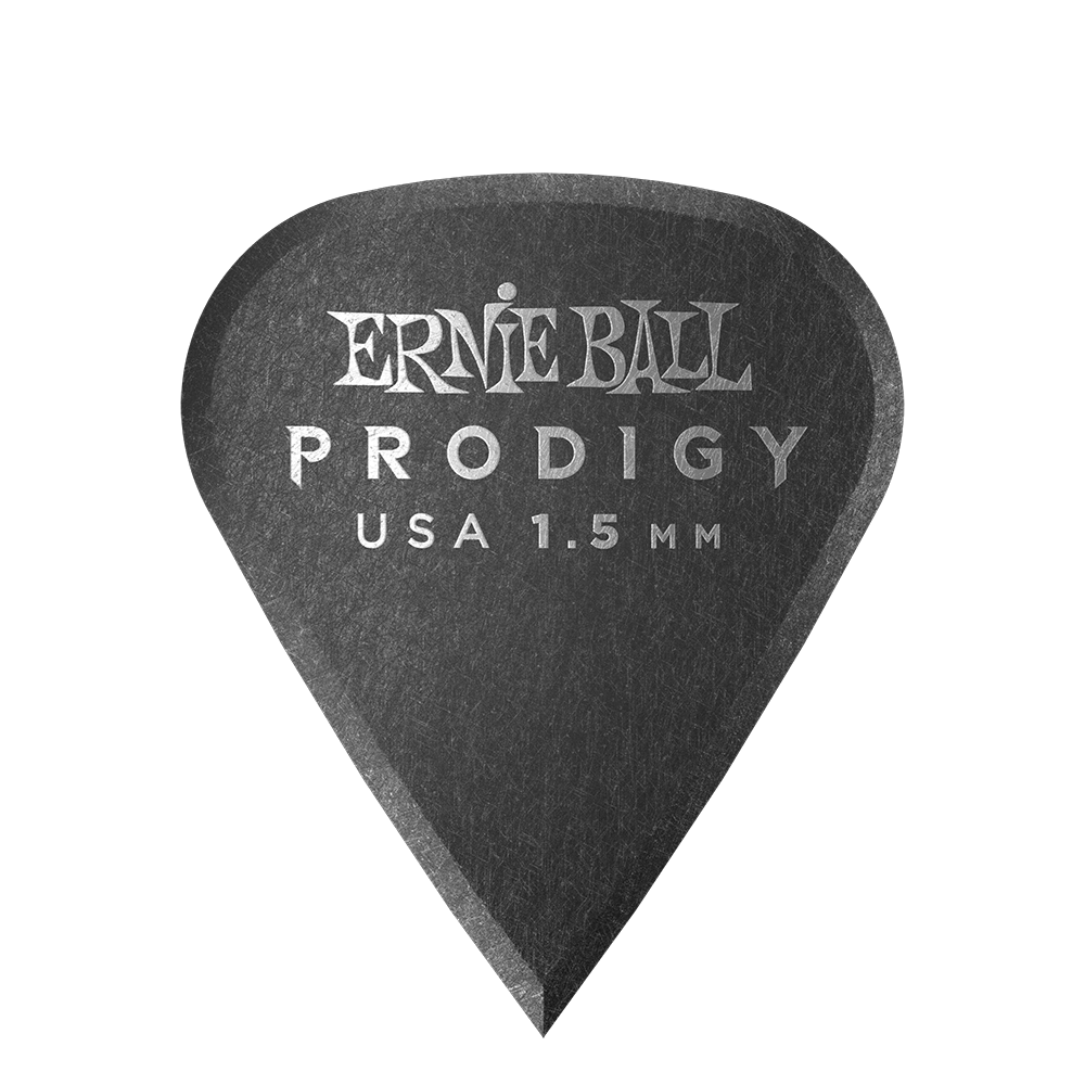 Ernie Ball 1.5mm Black Sharp Prodigy Picks 6-pack - HIENDGUITAR   Ernieball Picks