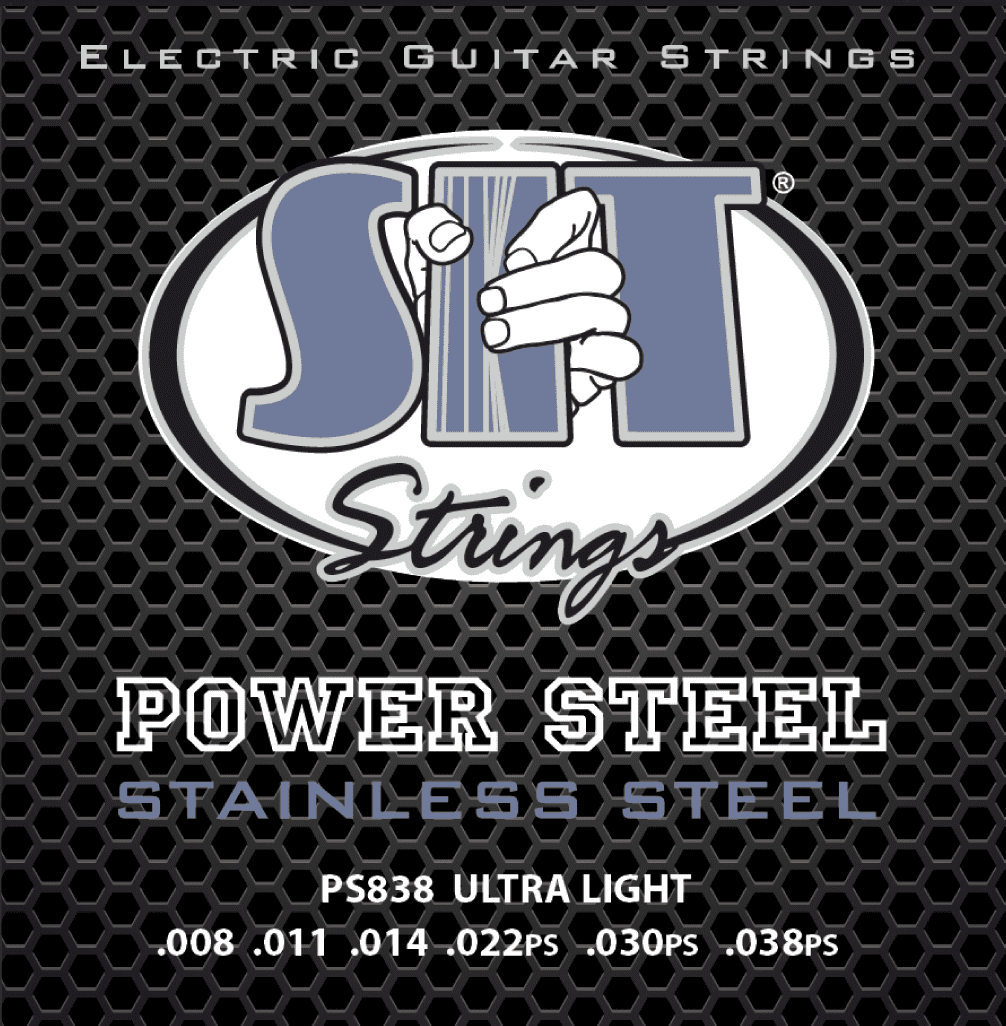 SIT POWER STEEL STAINLESS ELECTRIC SIT ULTRA LIGHT PS838 - HIENDGUITAR.COM