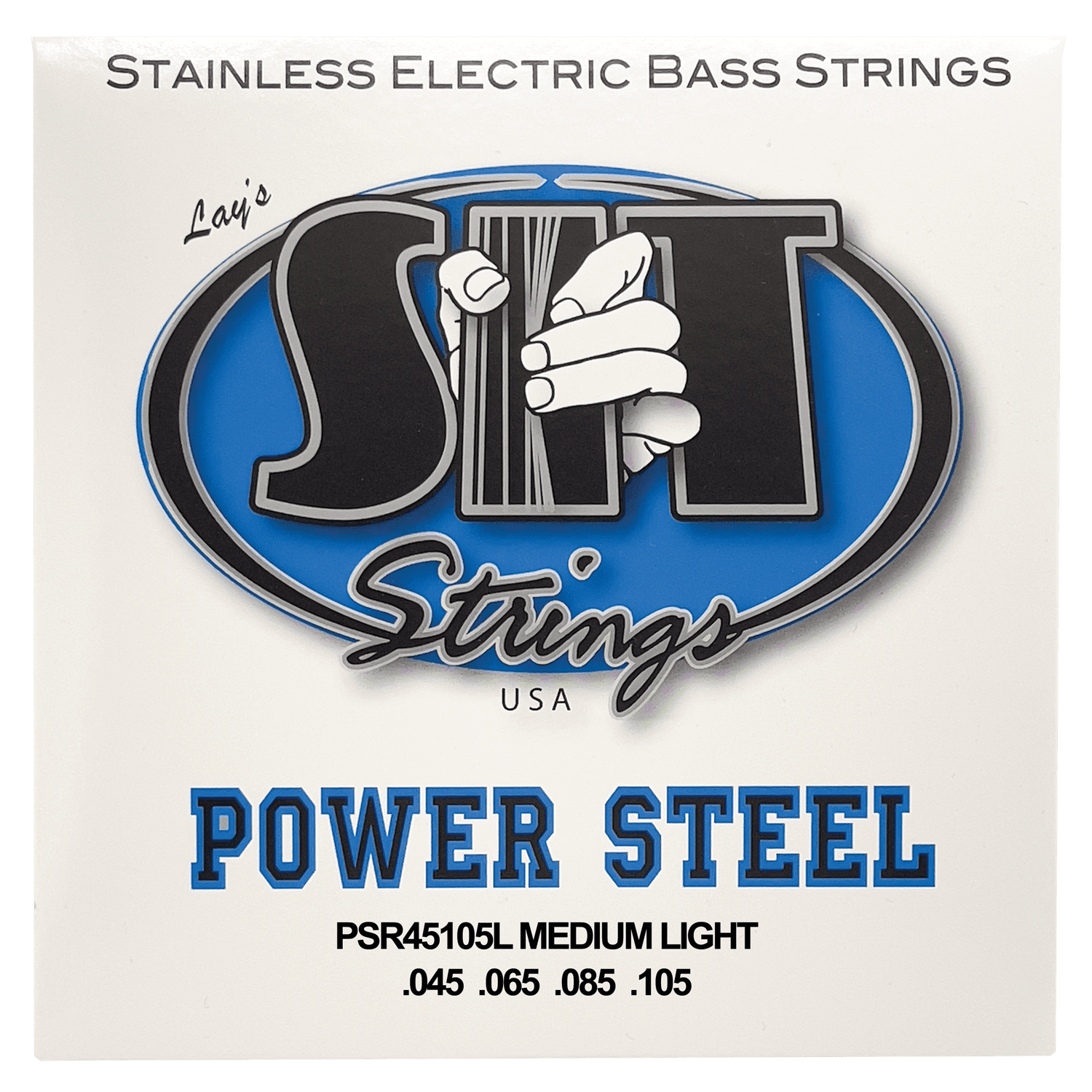 SIT POWER STEEL STAINLESS STEEL BASS - HIENDGUITAR PSR45105L MEDIUM-LIGHT PSR45105L MEDIUM-LIGHT SIT Bass Strings