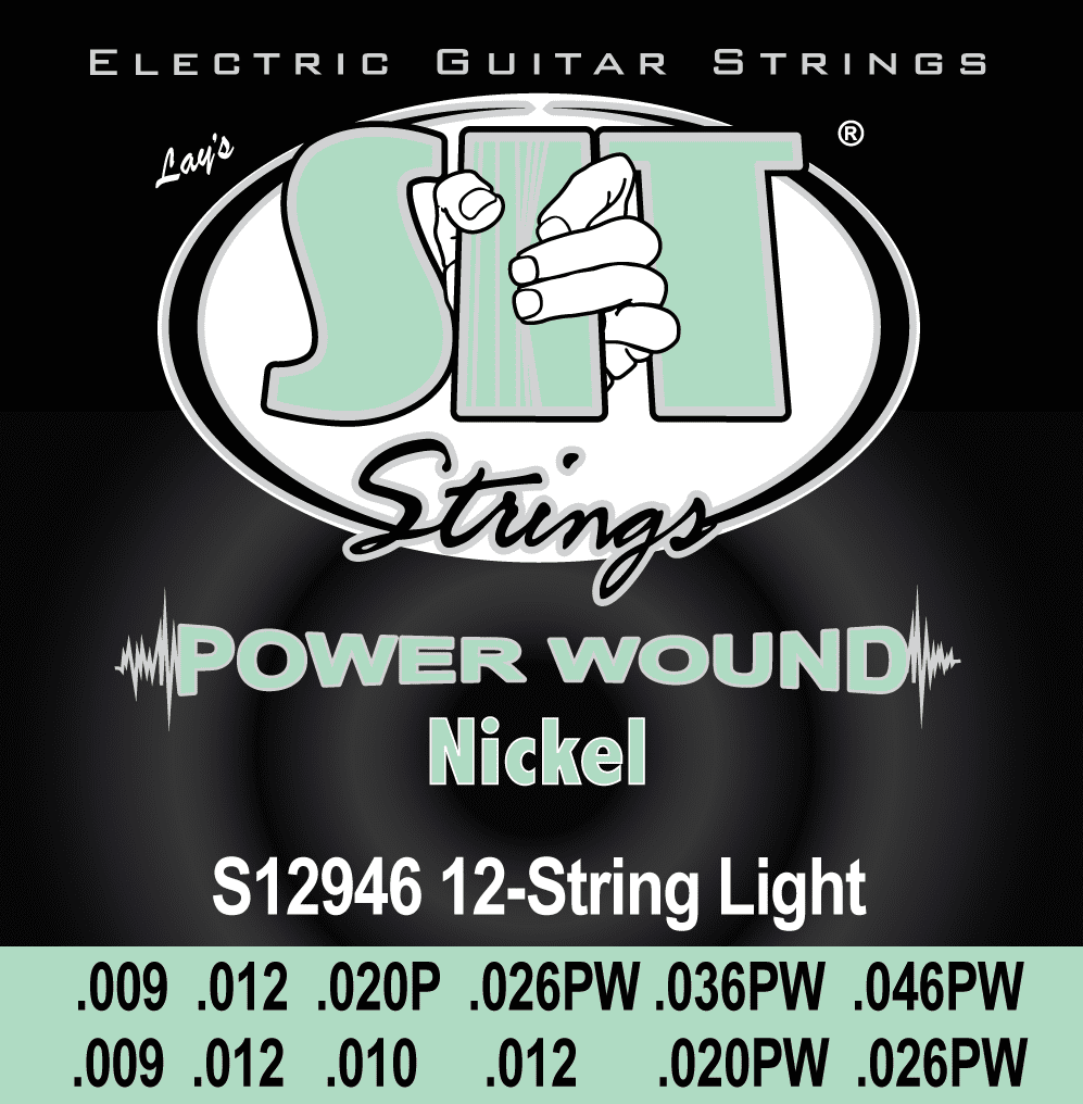 SIT ELECTRIC POWER WOUND NICKEL - HIENDGUITAR 12 STRING S12946 12 STRING S12946 SIT Electric strings