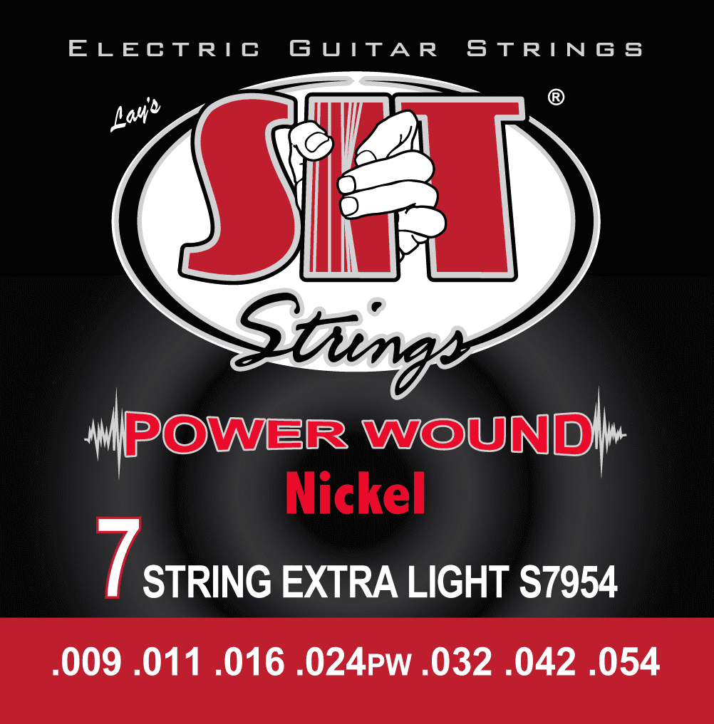 SIT ELECTRIC POWER WOUND NICKEL - HIENDGUITAR 7 STRING LIGHT S7954 7 STRING LIGHT S7954 SIT Electric strings