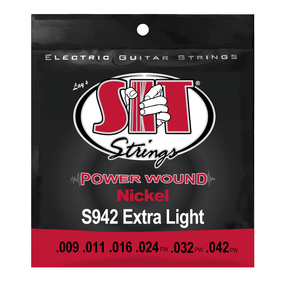 SIT ELECTRIC POWER WOUND NICKEL - HIENDGUITAR EXTRA LIGHT S942 EXTRA LIGHT S942 SIT Electric strings