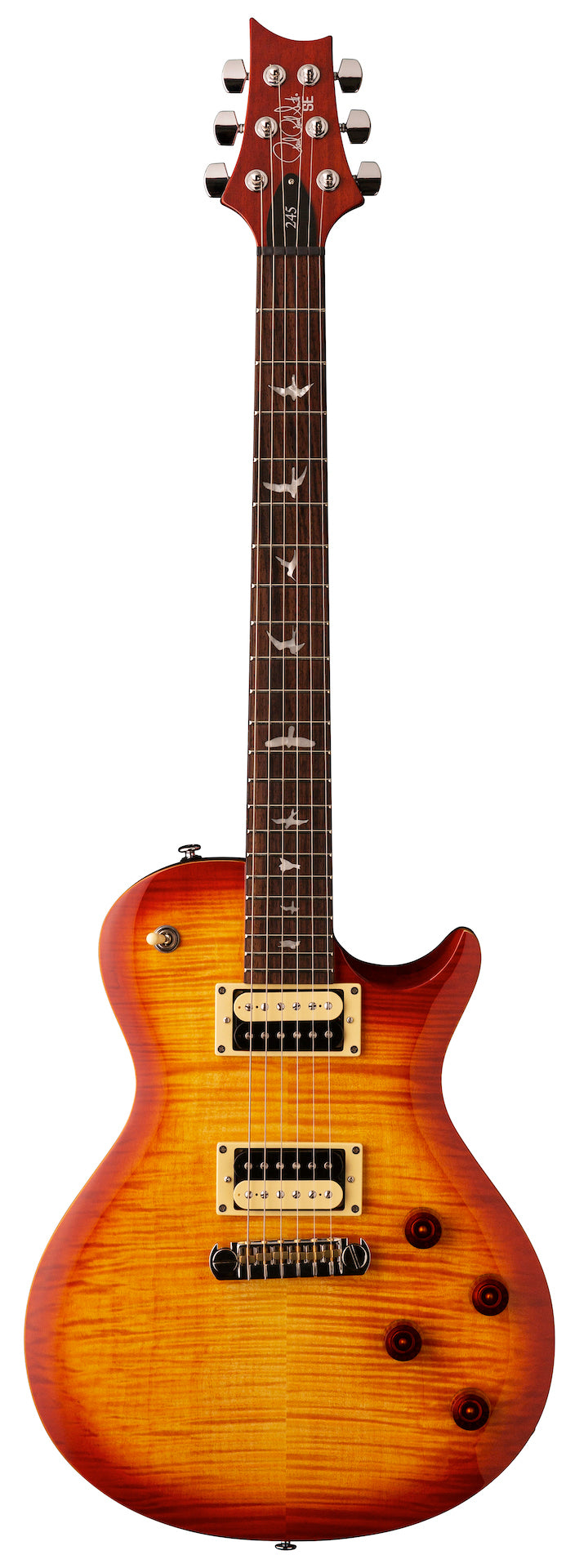 prs se 245 standard tobacco sunburst PRS Stoptail bridge holds tuning well and makes string changing easy specially for starters PRS SE 245STTS 245 STANDARD
