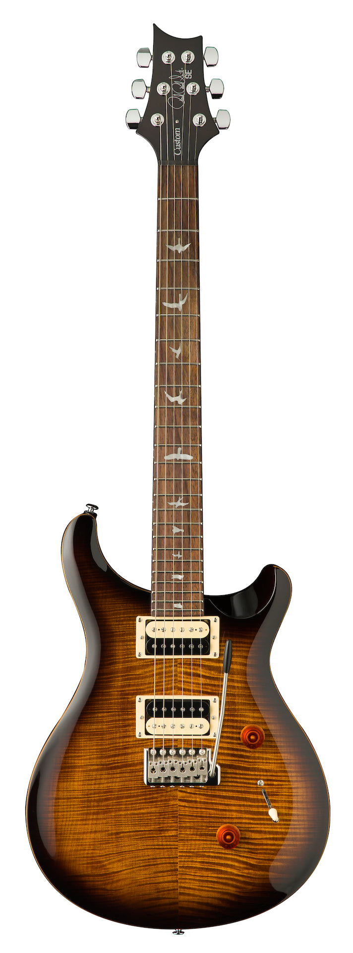 PRS SE Custom 24 Electric Guitar - Black Gold burst