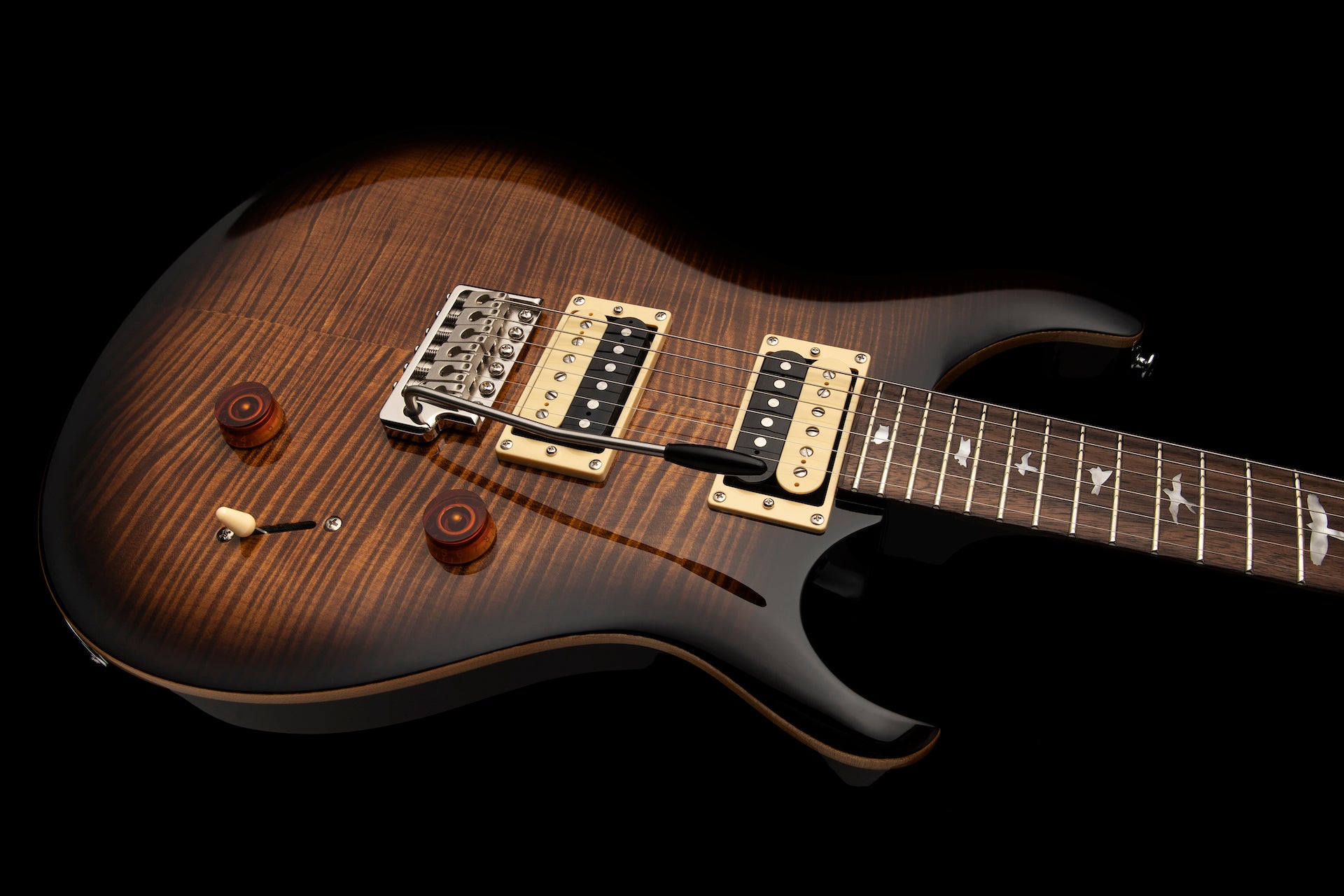 PRS SE Custom 24 Black Gold burst