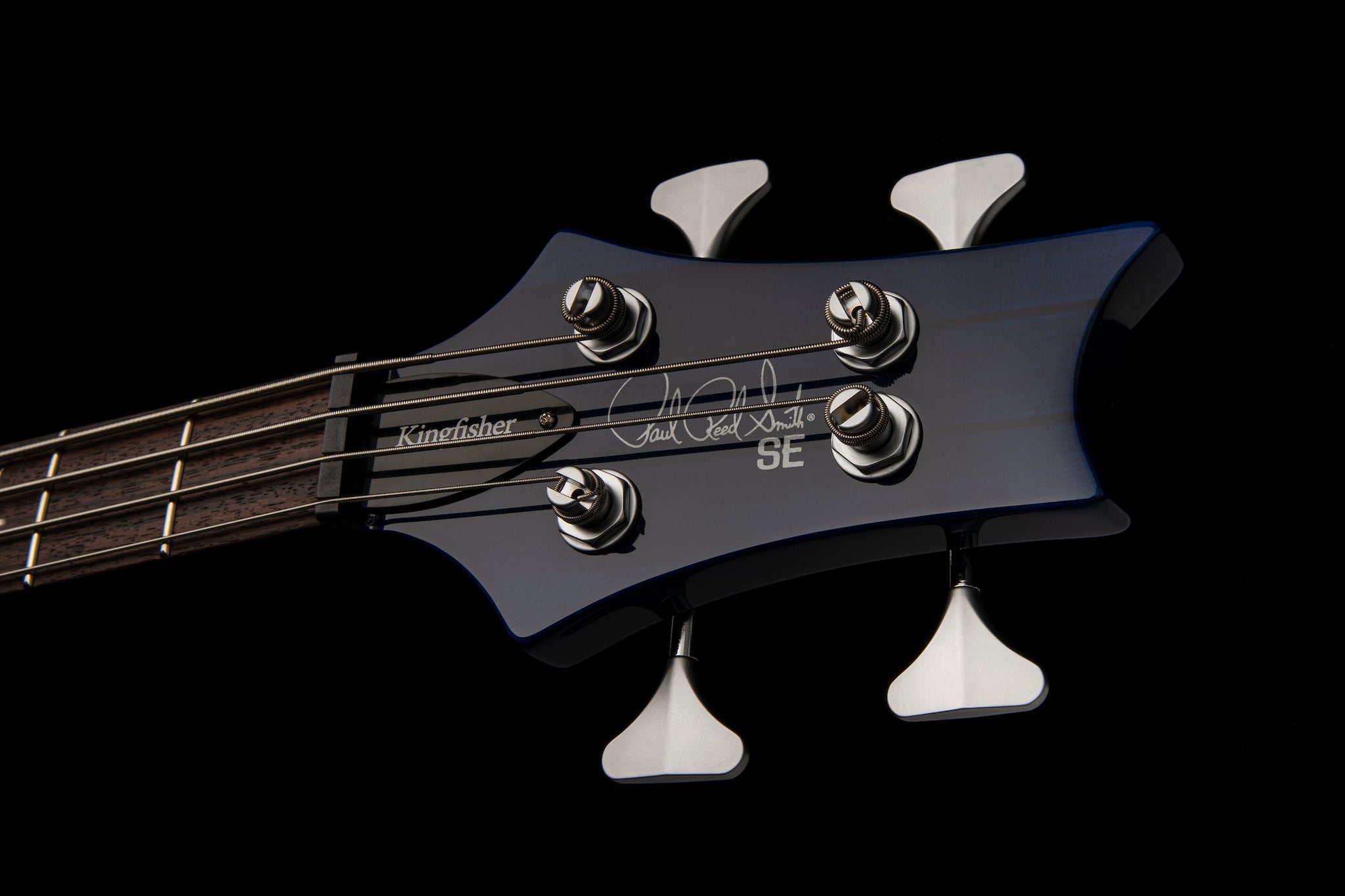 PRS SE Kingfisher bass Faded Blue Wrap Around Burst - HIENDGUITAR   PRS SE bass