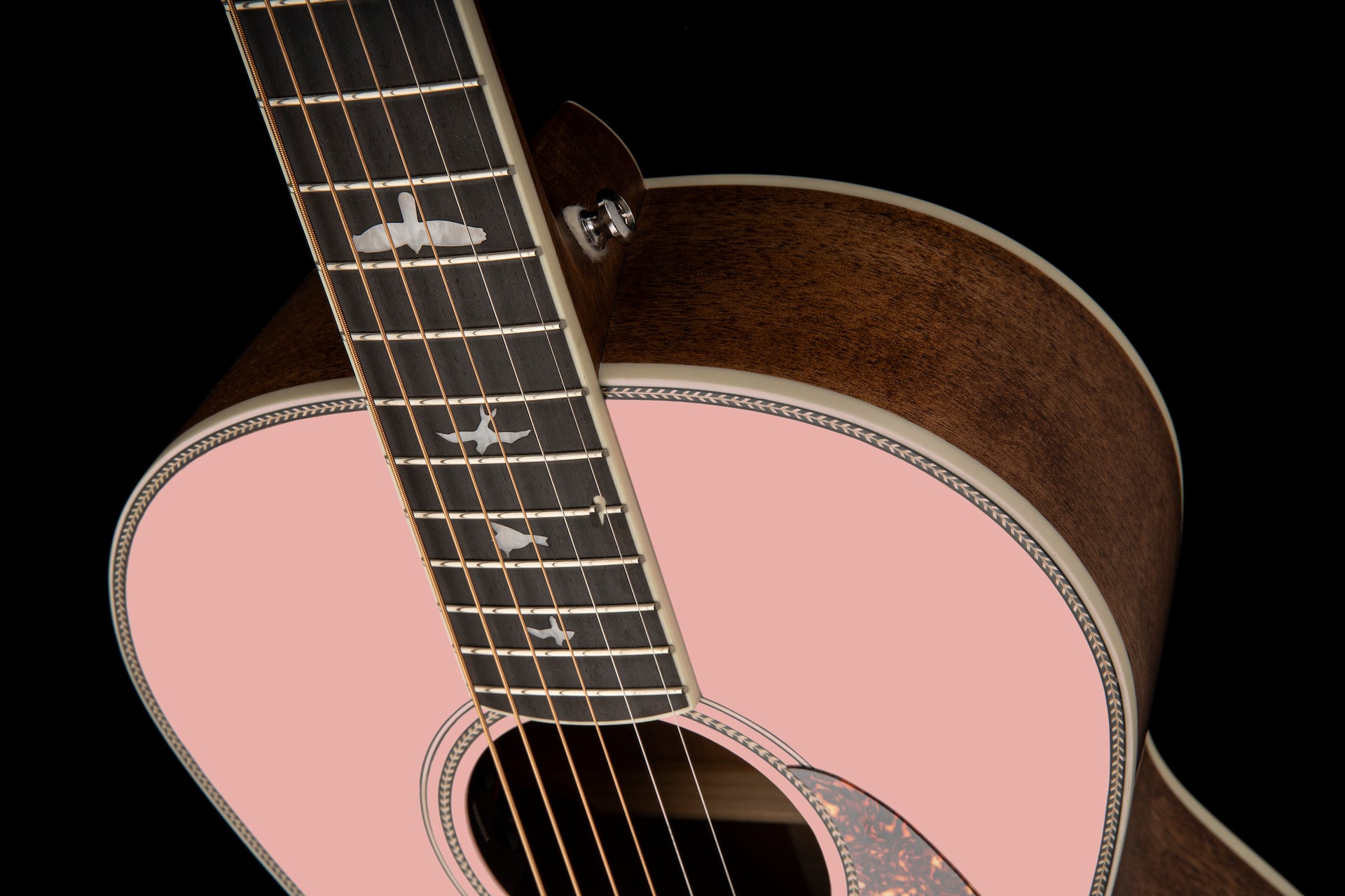 PRS Acoustic SE Parlor Pink Lotus - HIENDGUITAR   PRS SE GUITAR