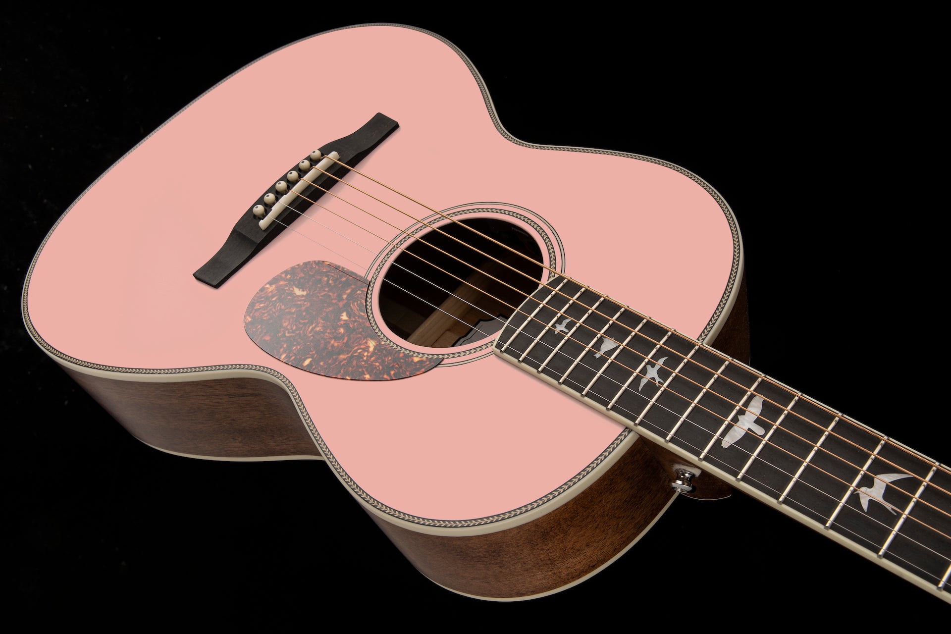 PRS Acoustic SE Parlor Pink Lotus - HIENDGUITAR   PRS SE GUITAR
